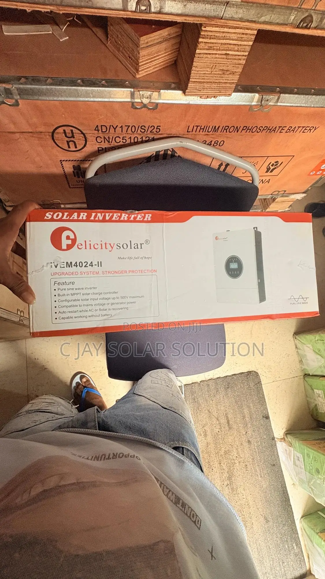 Brand New Felicity Solar Inverter 4kva 24volts