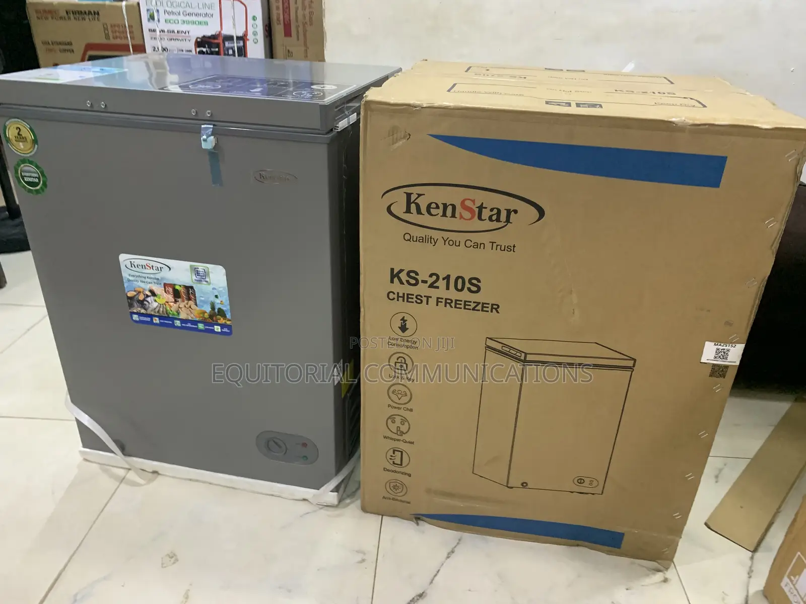 KENSTAR KS-210S 142L Chest Freezer for Grocery Stores