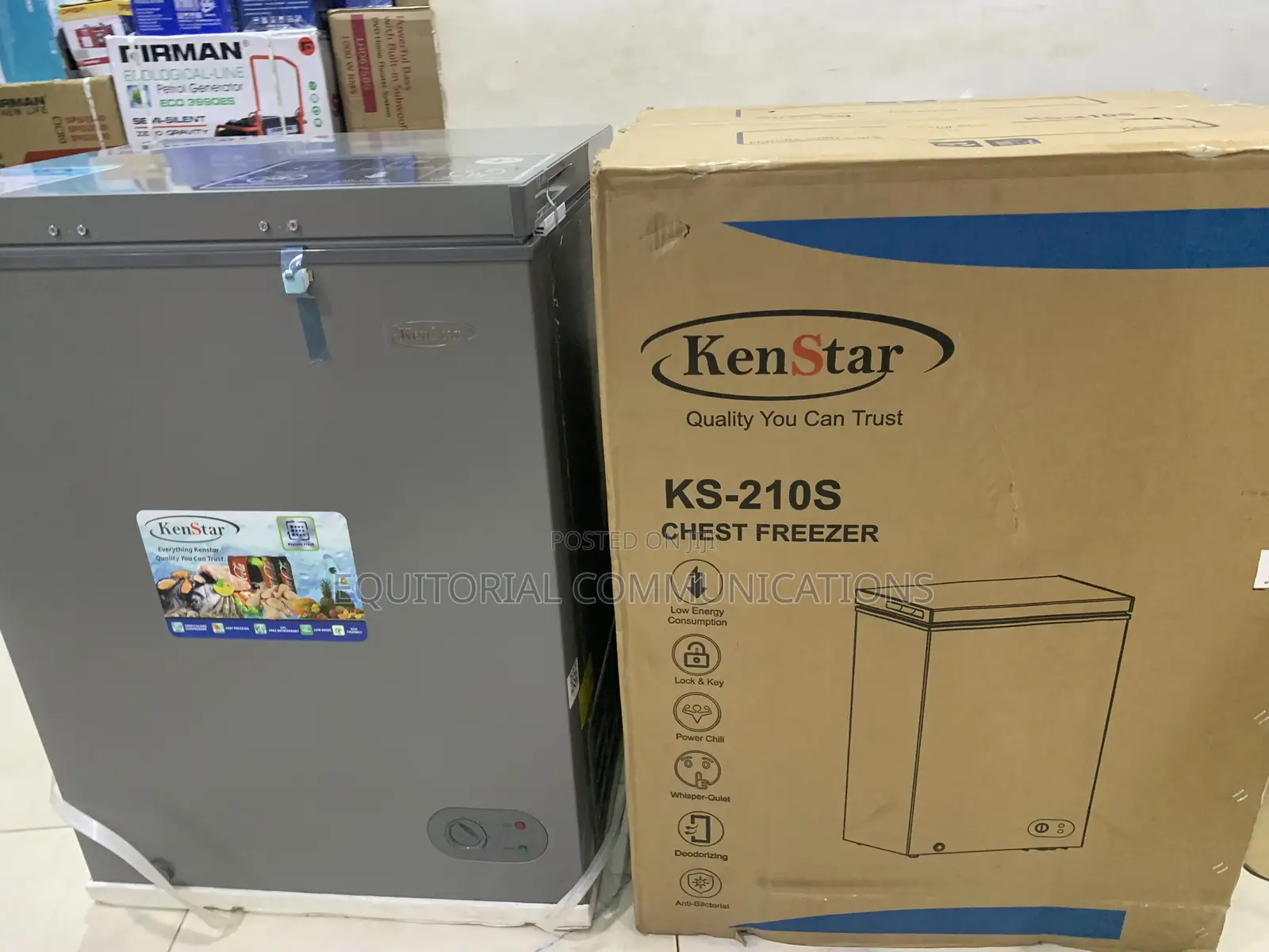KENSTAR KS-210S 142L Chest Freezer for Grocery Stores
