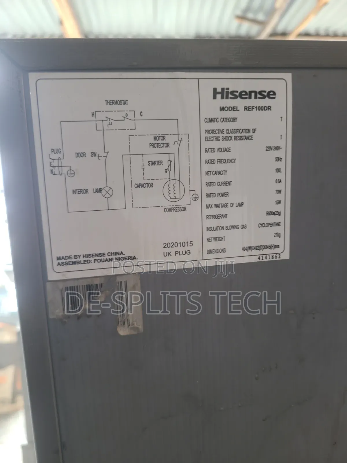 Portable Hisense Fridge