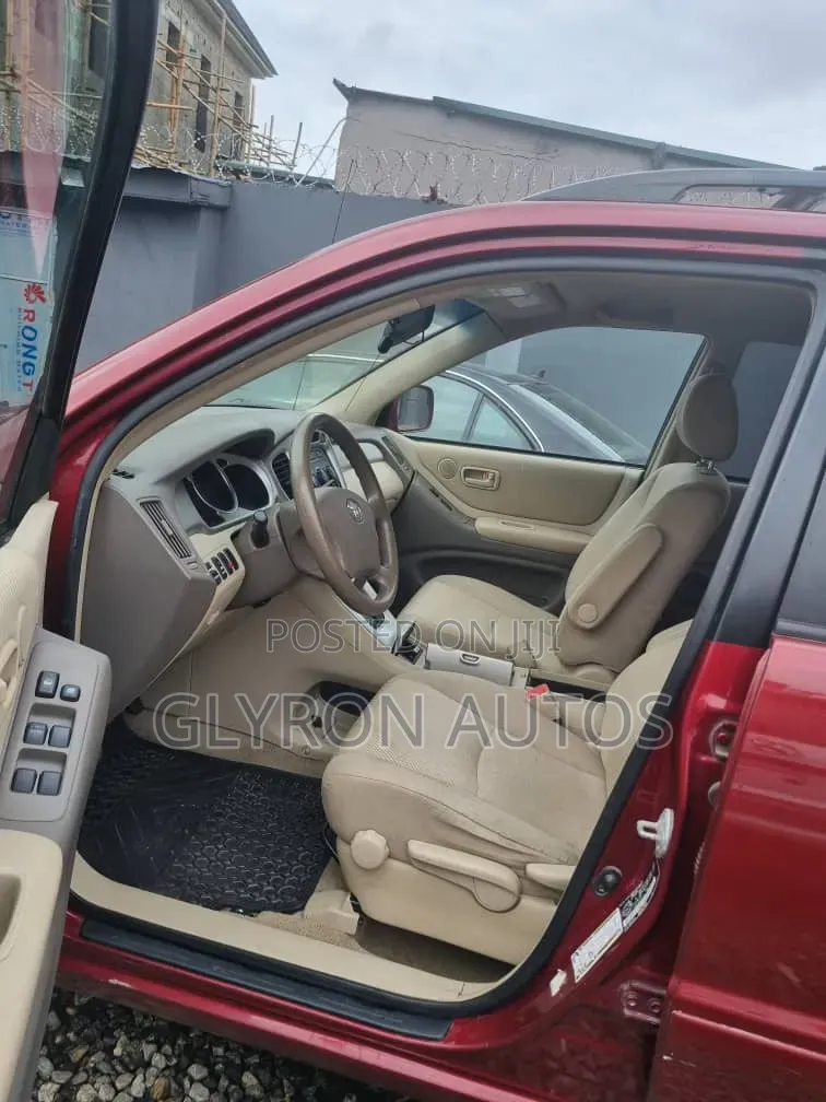 Toyota Highlander V6 FWD 2004 Red