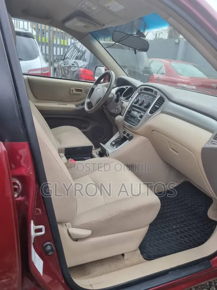 Toyota Highlander V6 FWD 2004 Red
