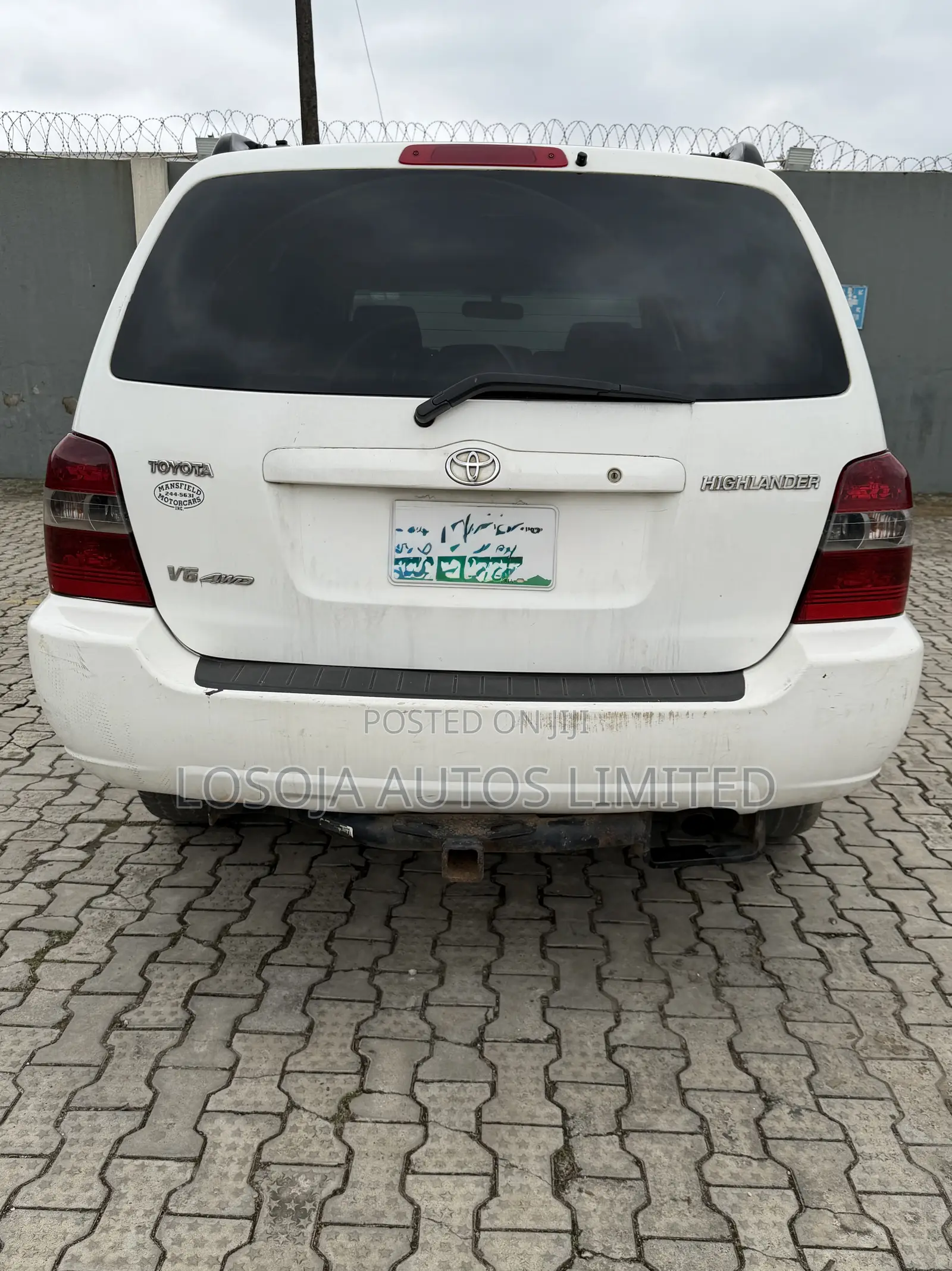 Toyota Highlander V6 2005 White