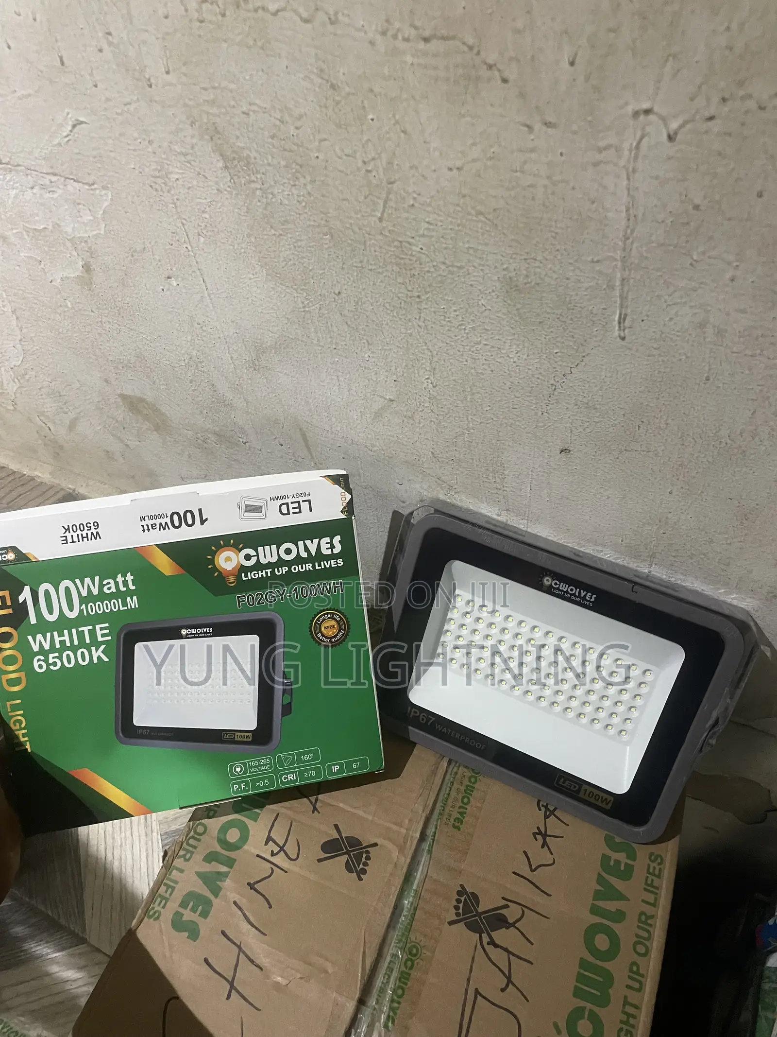 100W Waterproof LED Flood Light Super Bright Outdoor Security Light