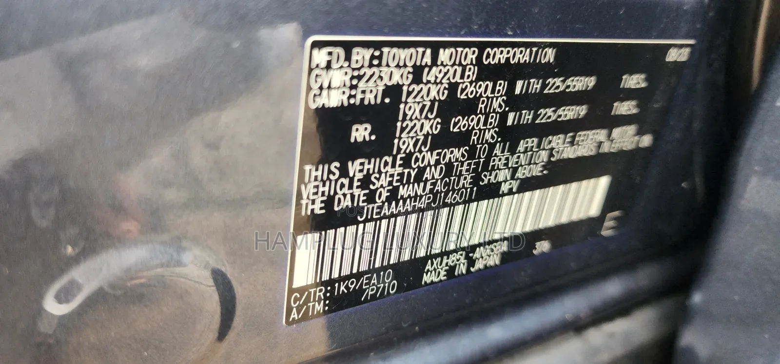 Toyota Venza 2025 Blue