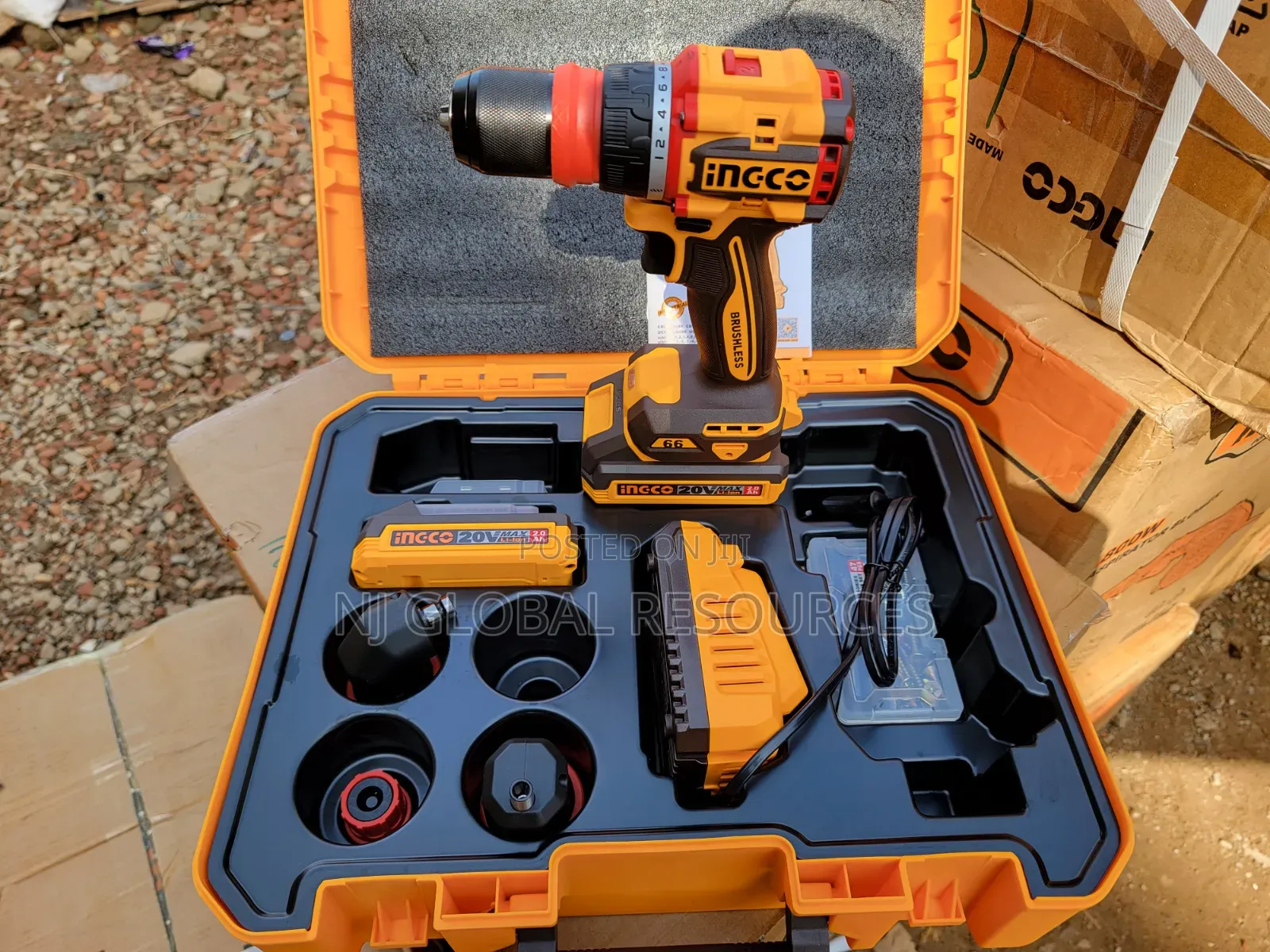Cordless Multi-Head Drill Driver Ingco 20v