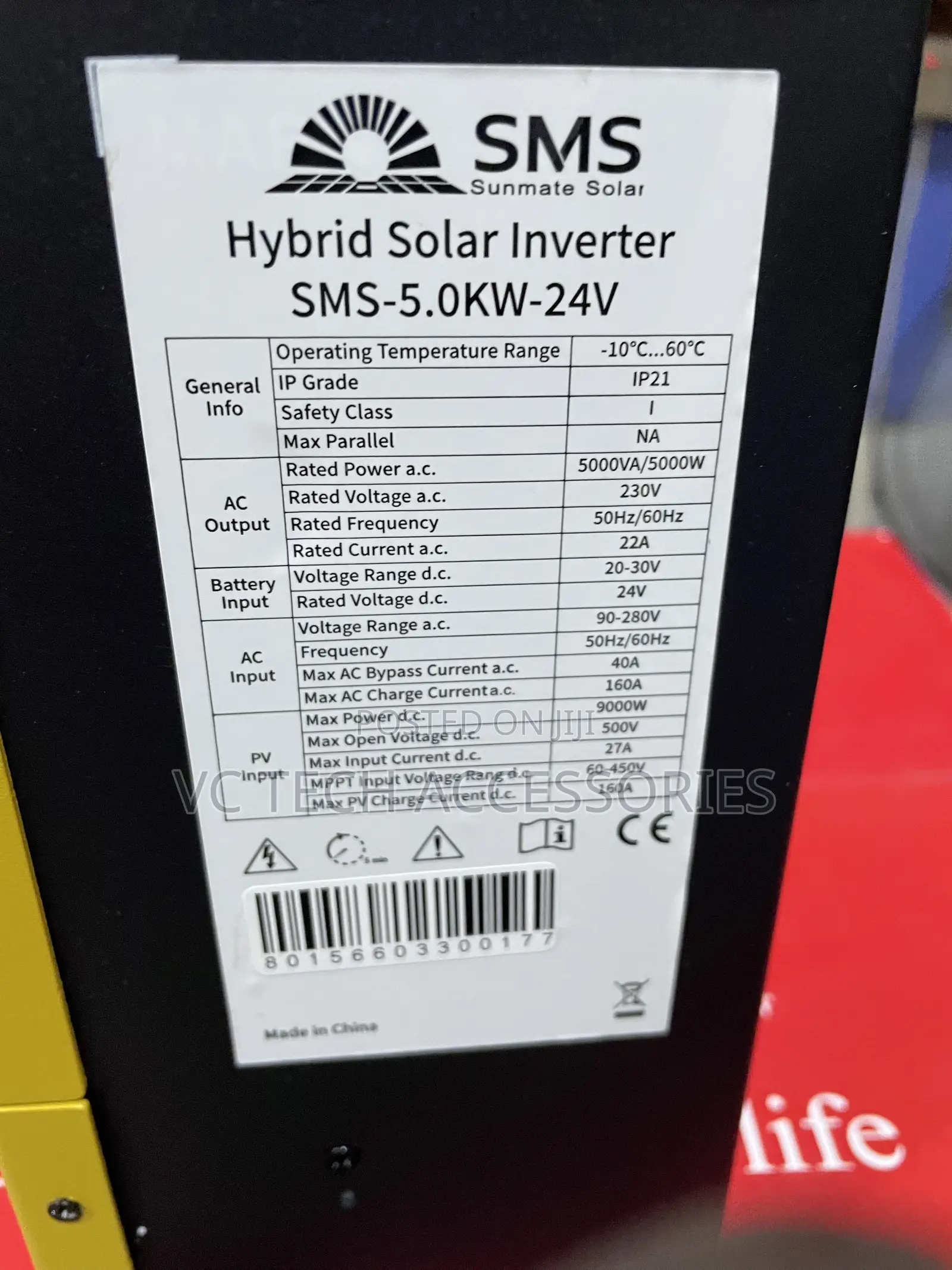 SMS 5kva Hybrid Inverter