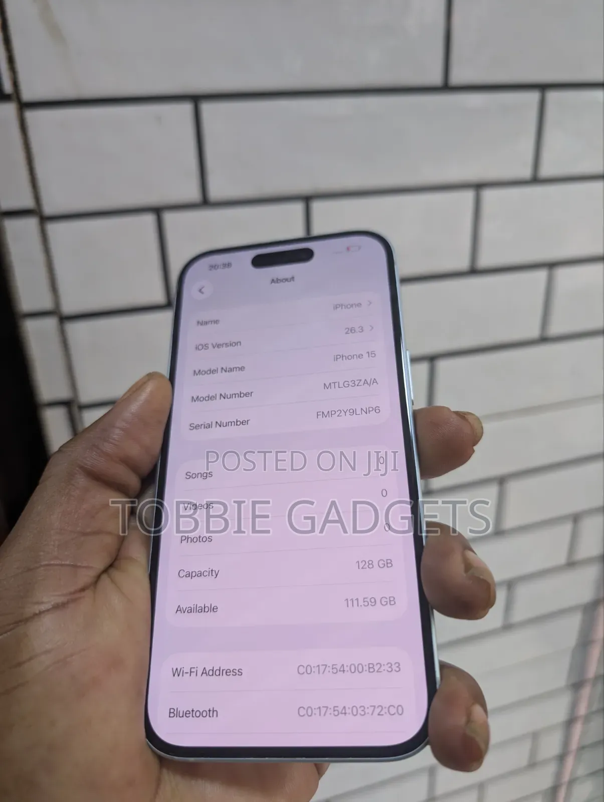 Apple iPhone 15 128 GB White