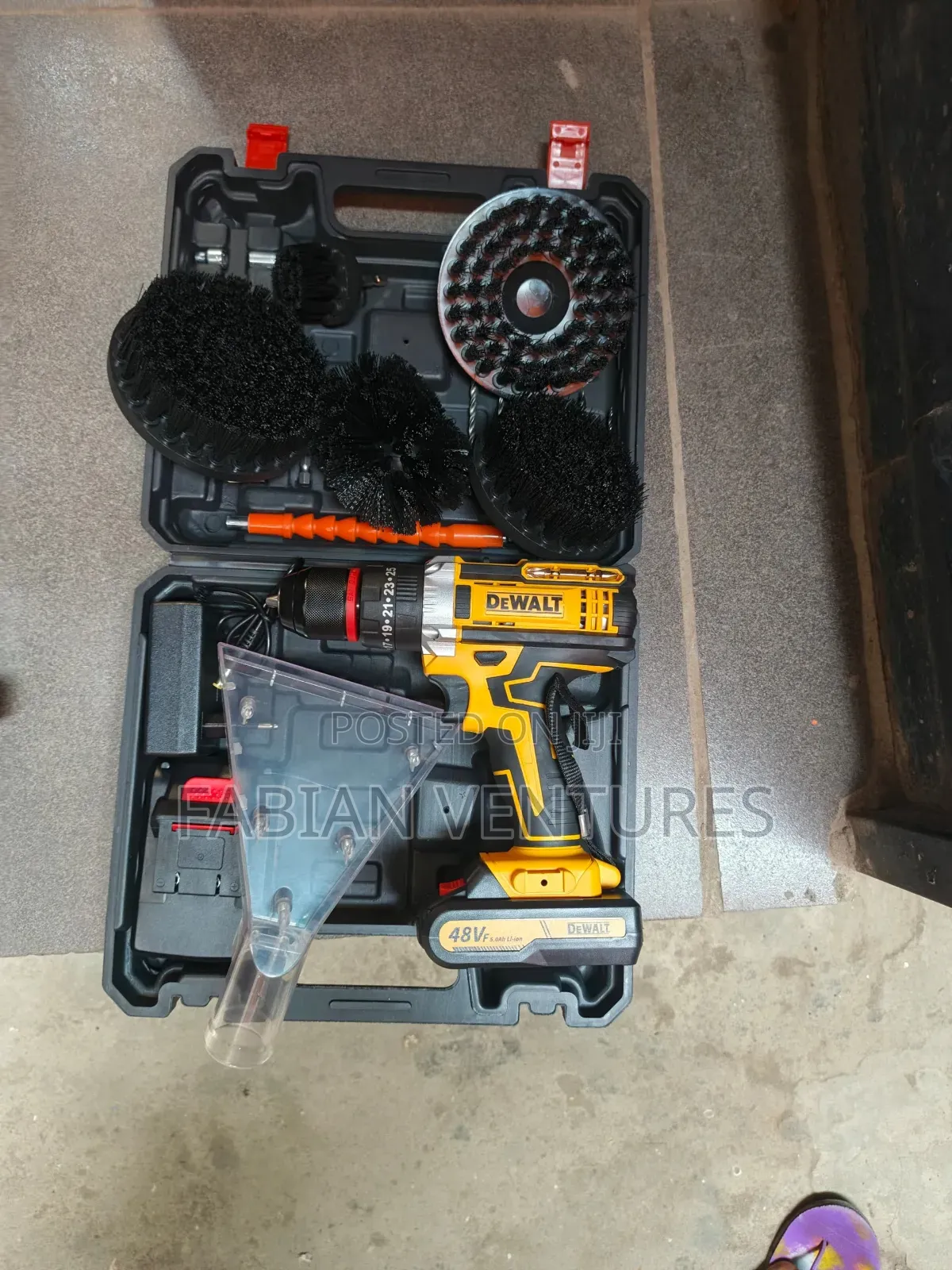 Electric Cleaning Drill Brush Accessory