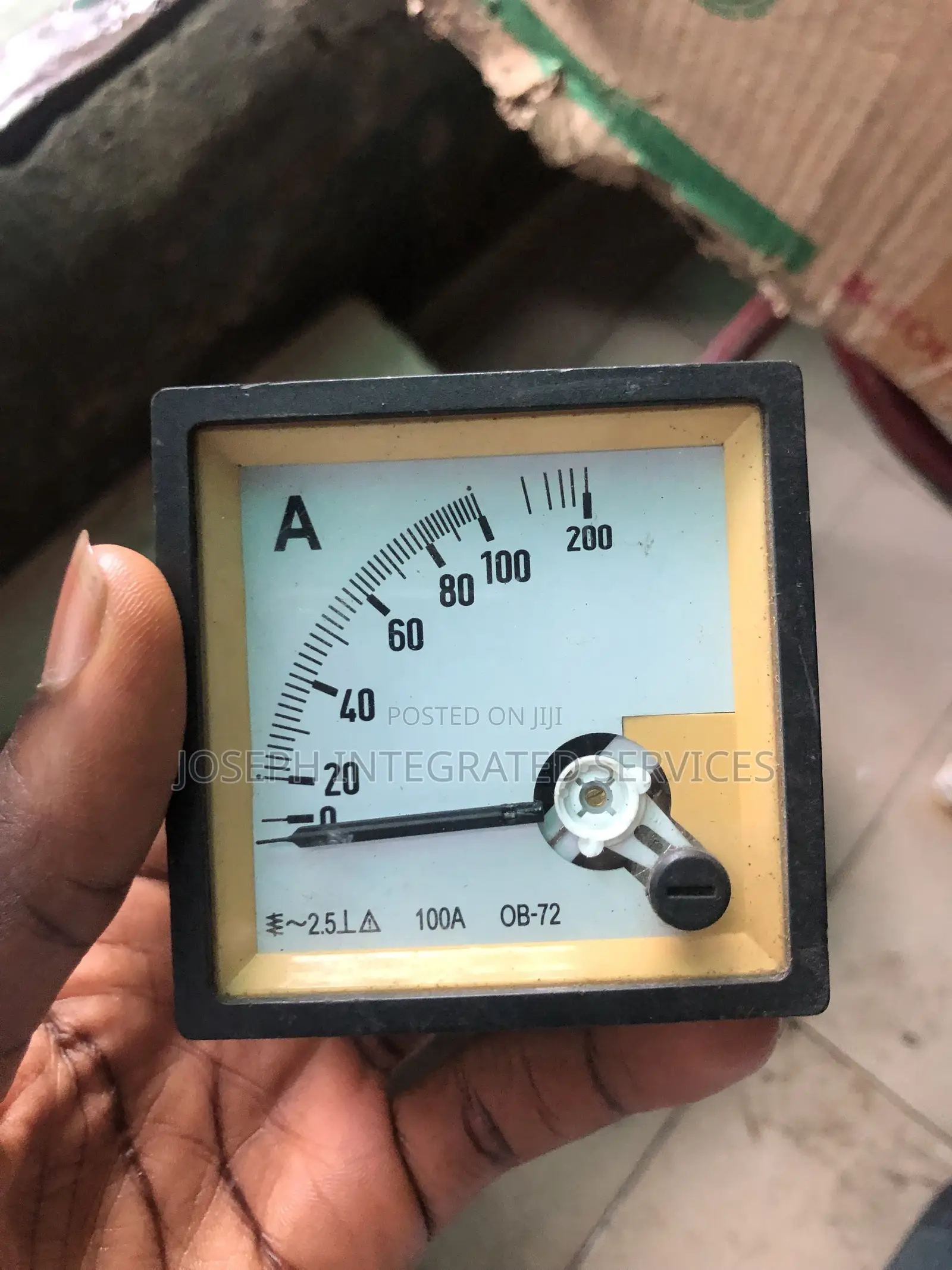 OB-72 Analog Ammeter Panel Meter
