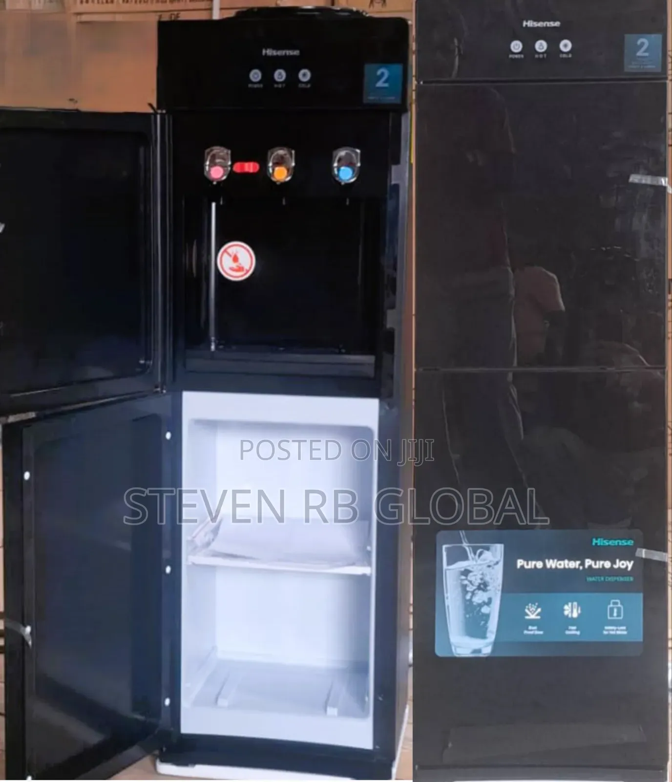 Hisense Top Loading Water Dispenser With Cabinet | HISWD97TB3SI