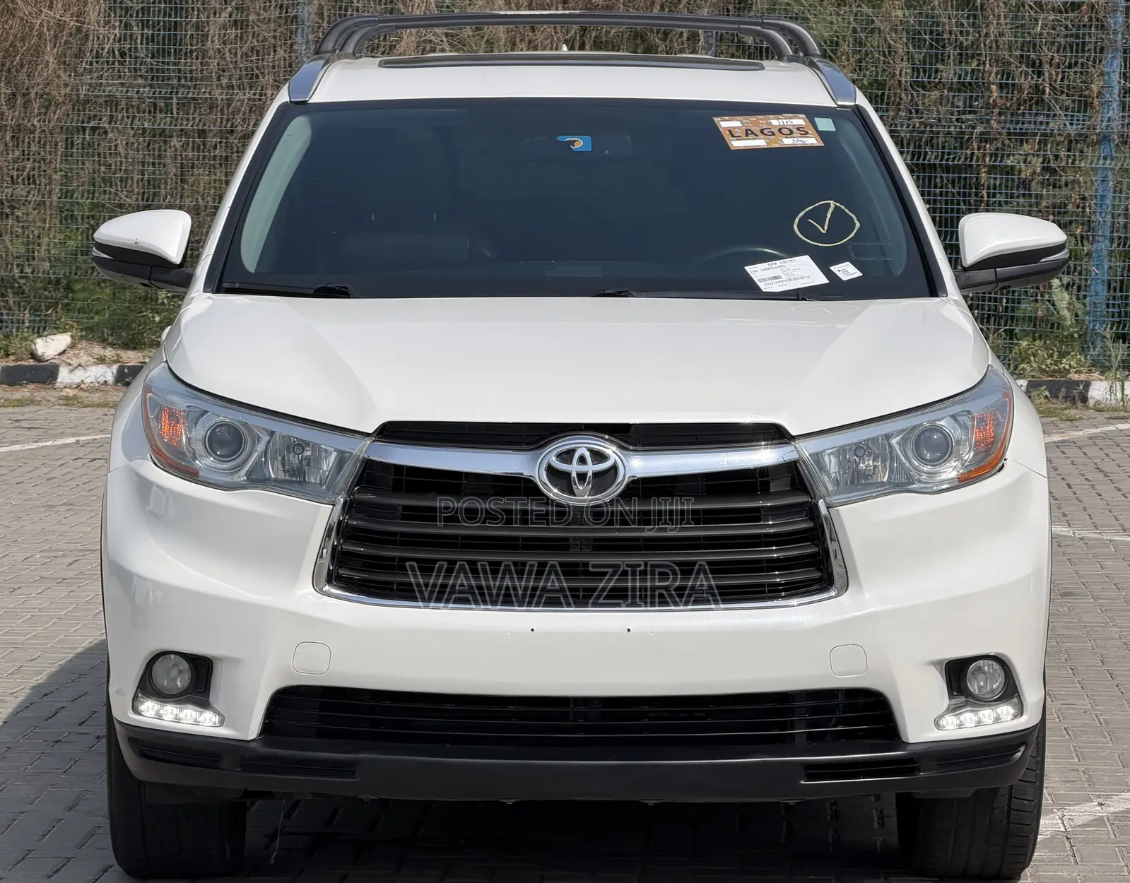Toyota Highlander Limited 4dr SUV AWD (3.5L 6cyl 6A) 2014 White
