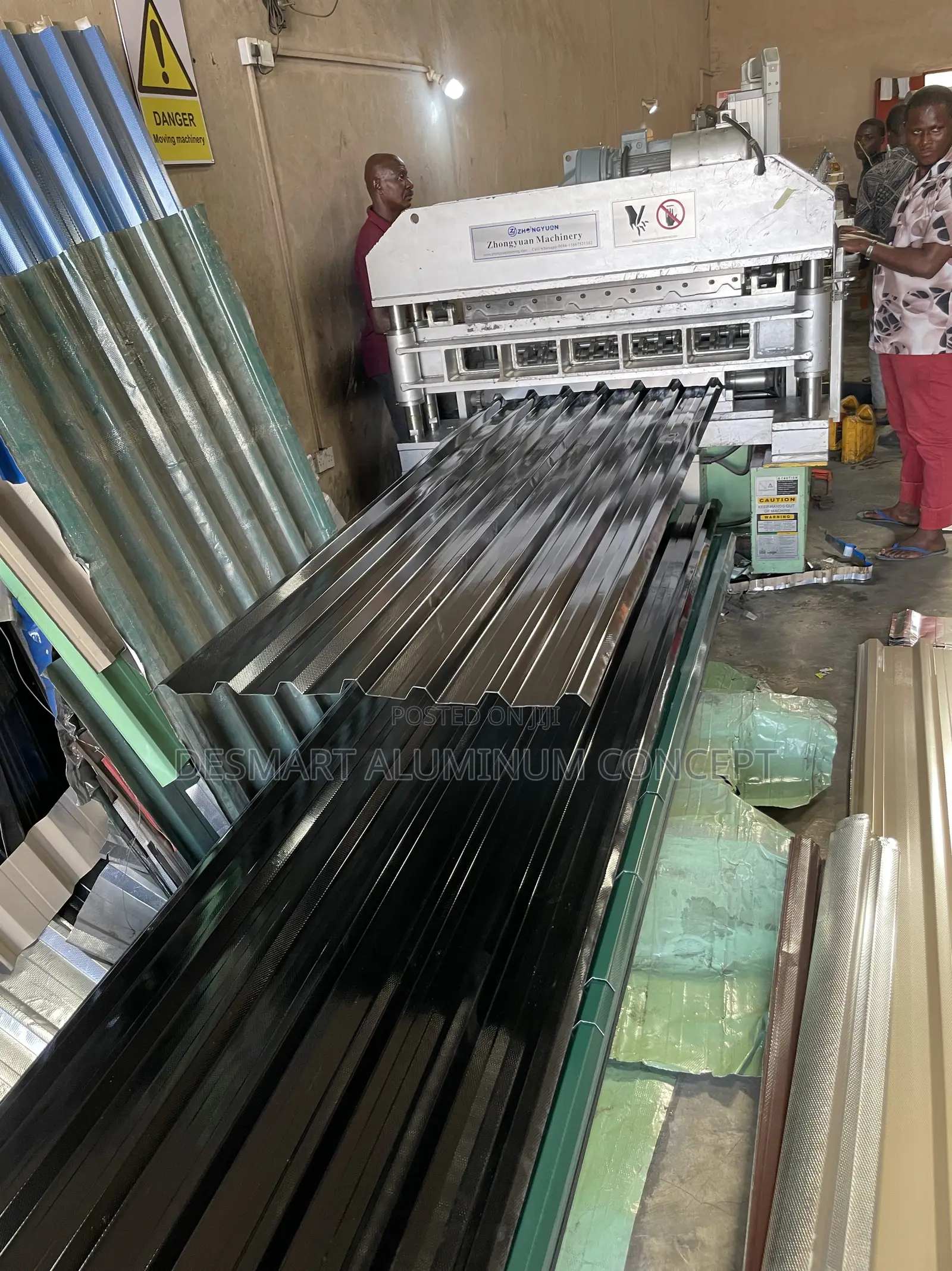 Aluminum Roofing Sheet/Black/Beige