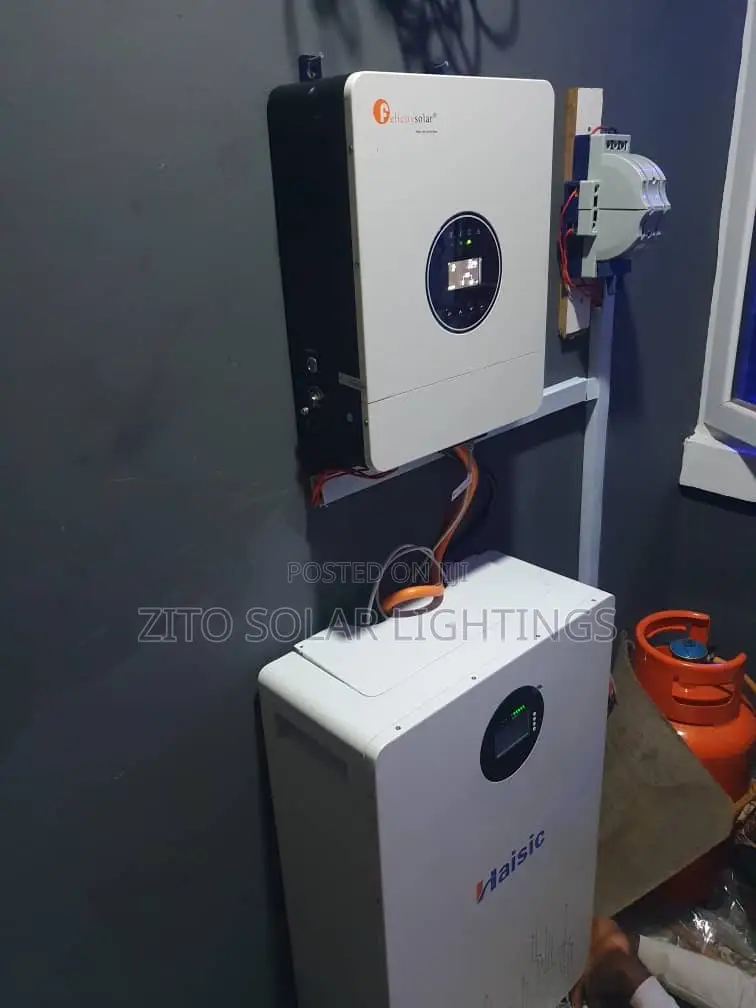 15kwh / 51.2V Haisic Solar Lithium Battery and 6kva Hybrid Inc