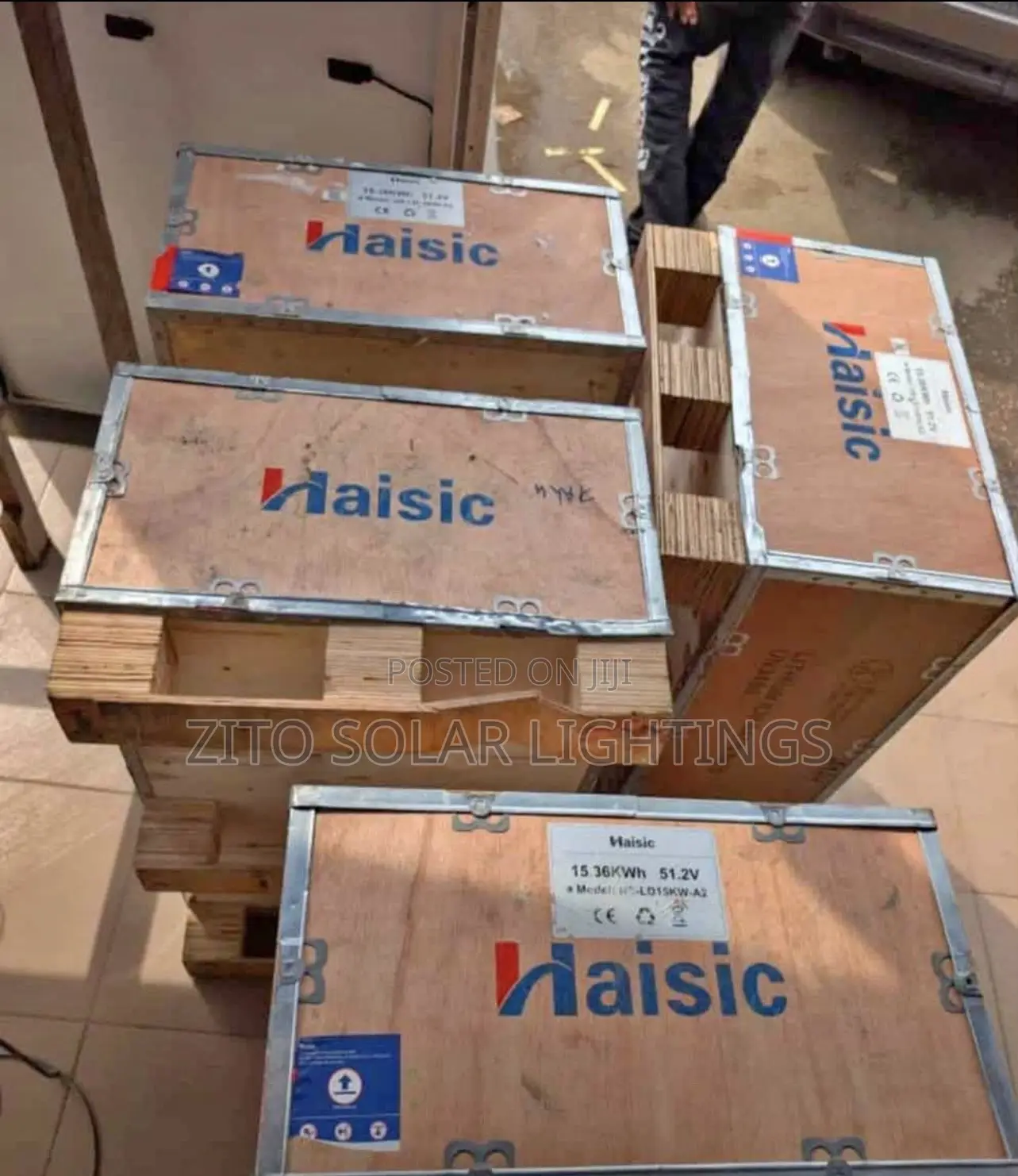 15kwh / 51.2V Haisic Solar Lithium Battery and 6kva Hybrid Inc