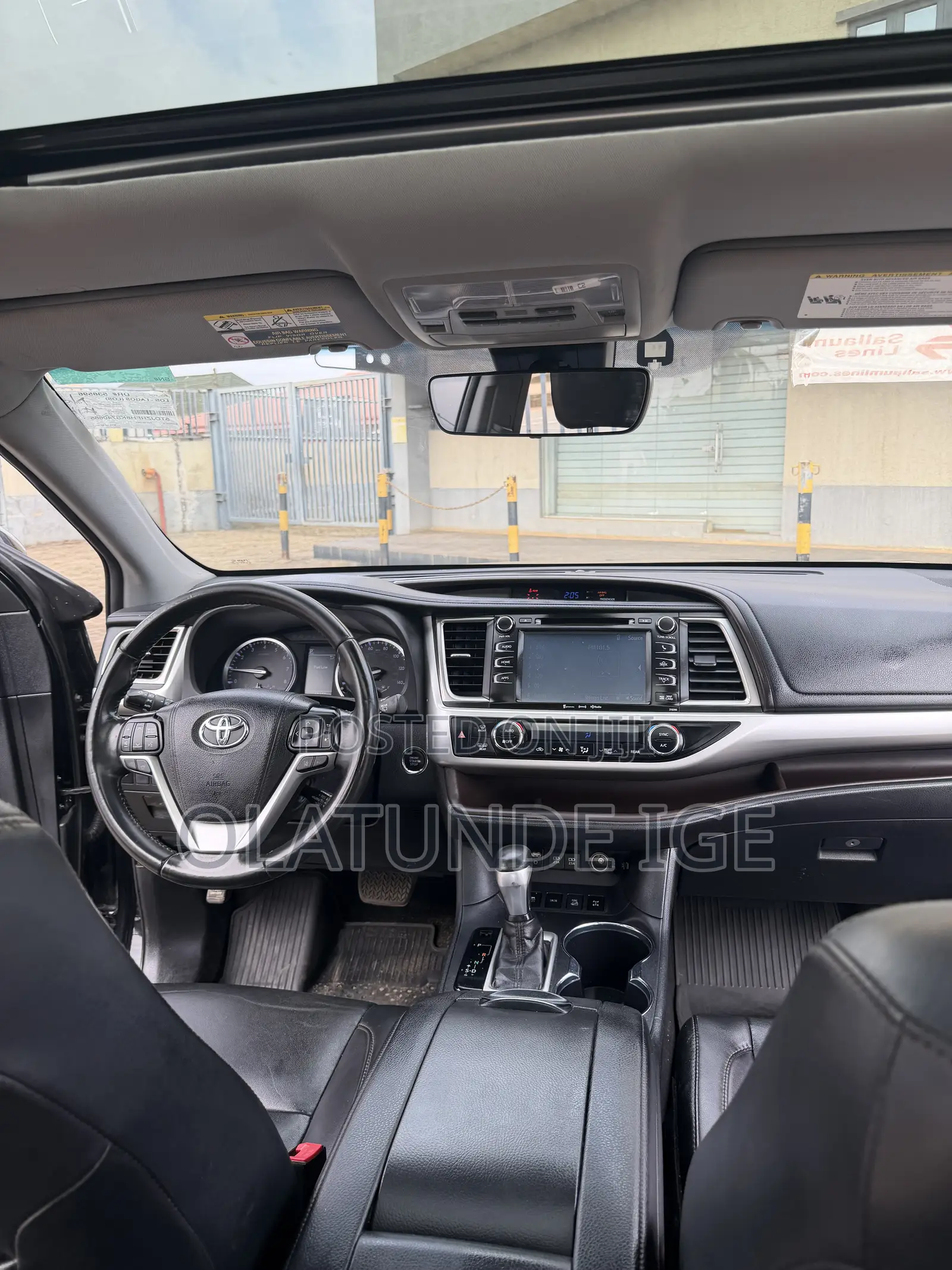Toyota Highlander XLE 2019 Black