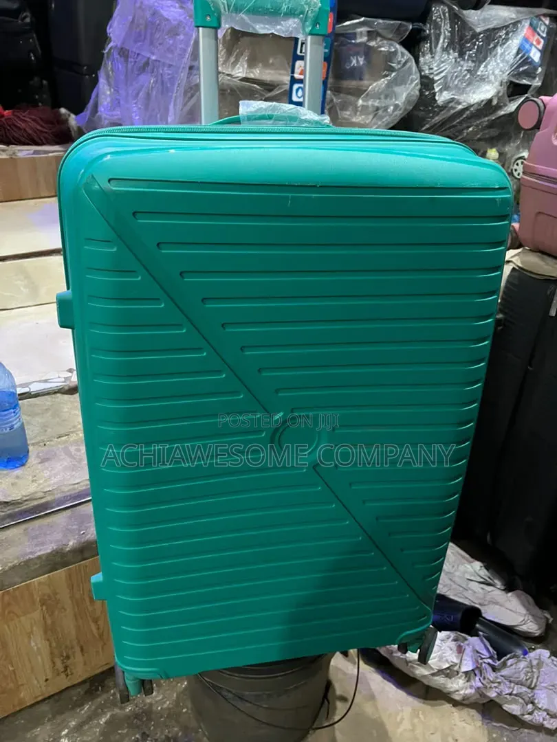 Green Big Unbreakable Rubber Luggage