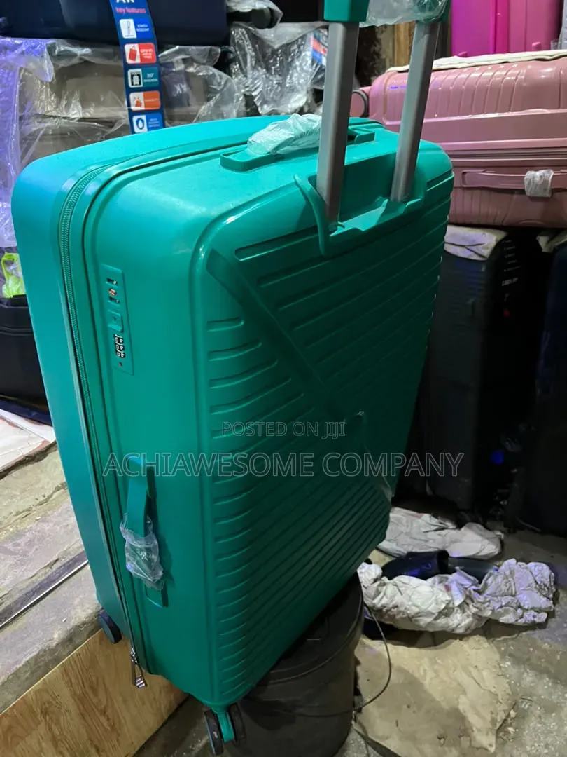 Green Big Unbreakable Rubber Luggage