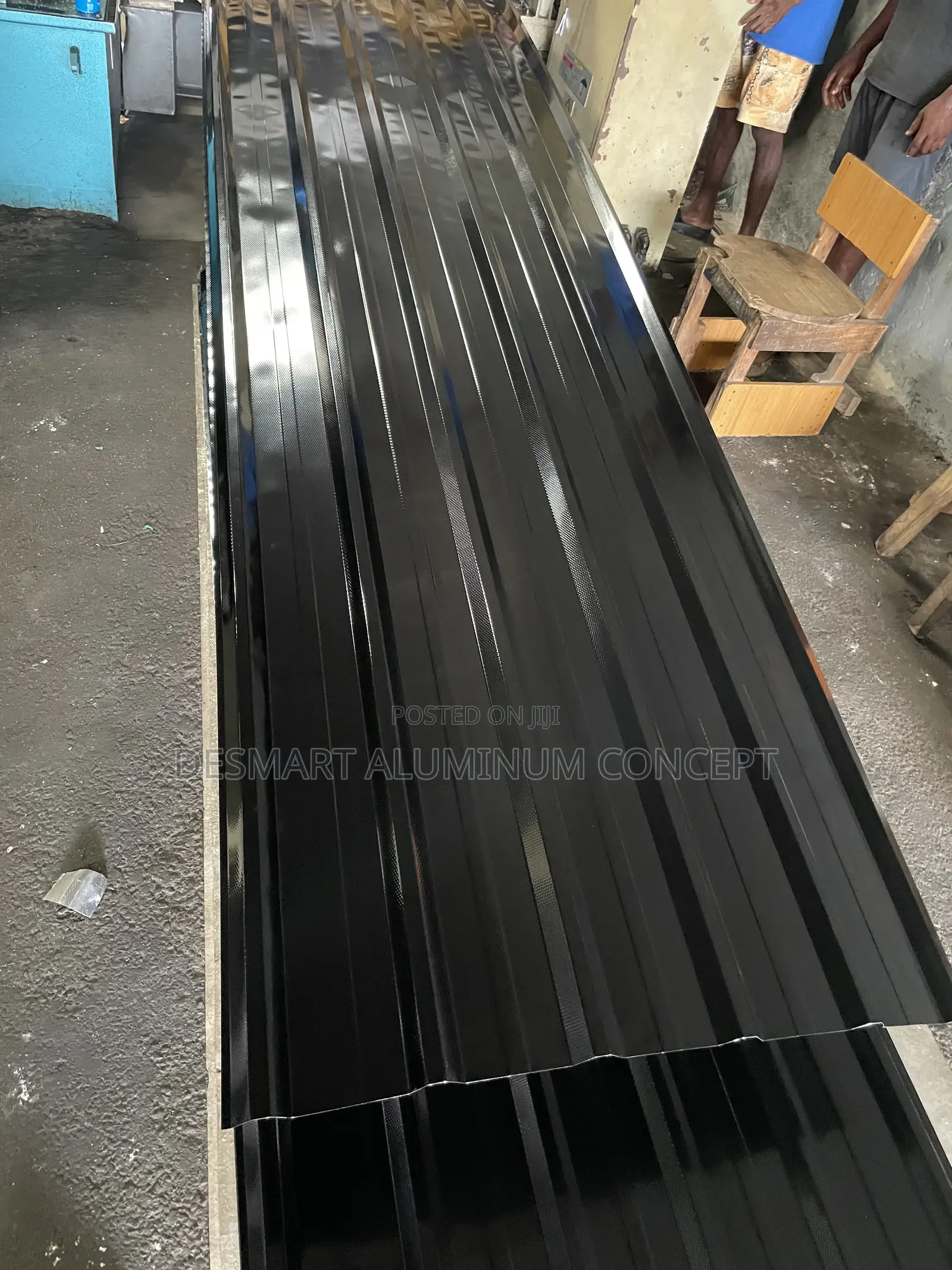 Metral Aluminum Roofing Sheet/0.55/(Oven)black