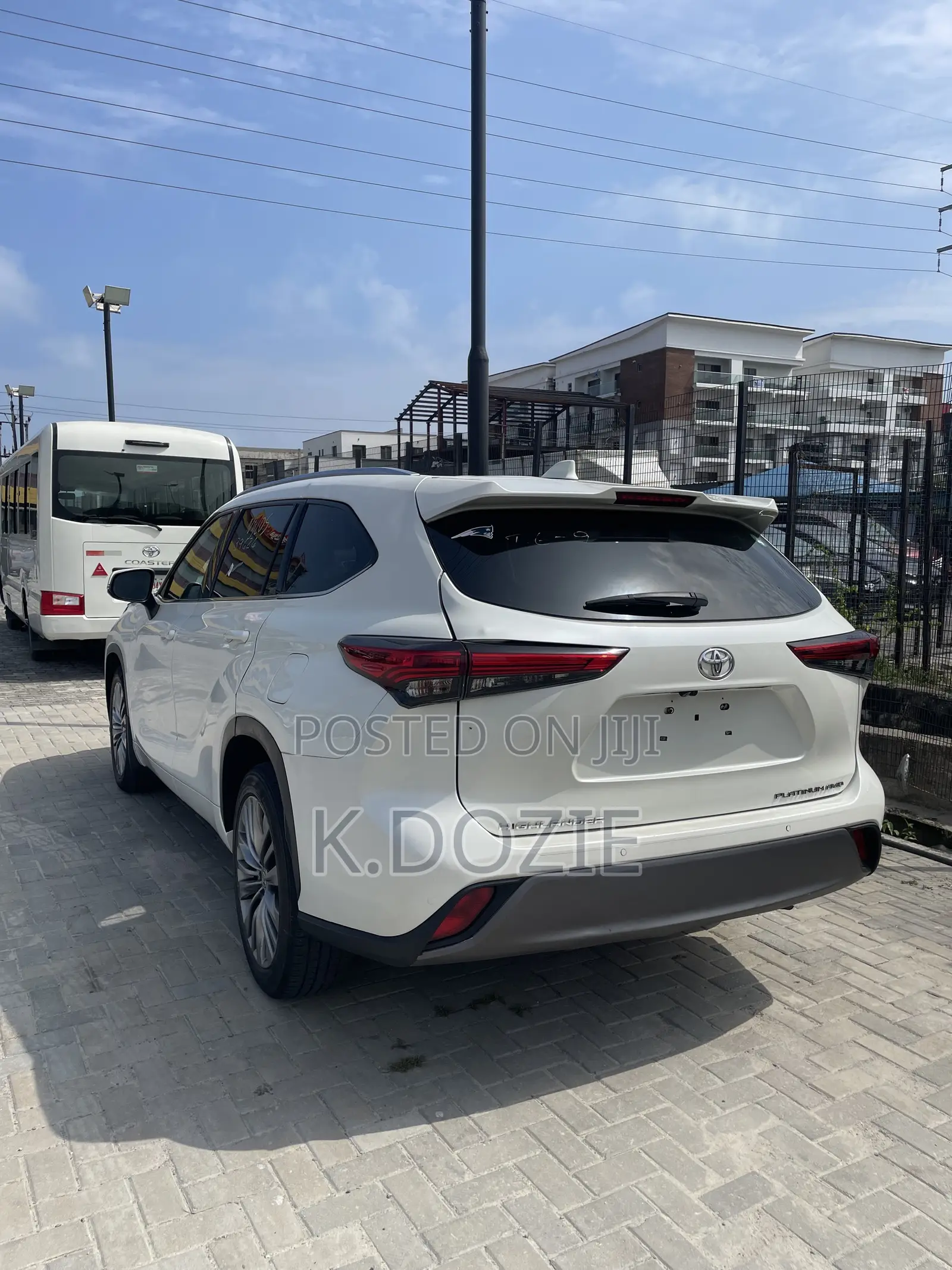 Toyota Highlander Platinum AWD 2020 White