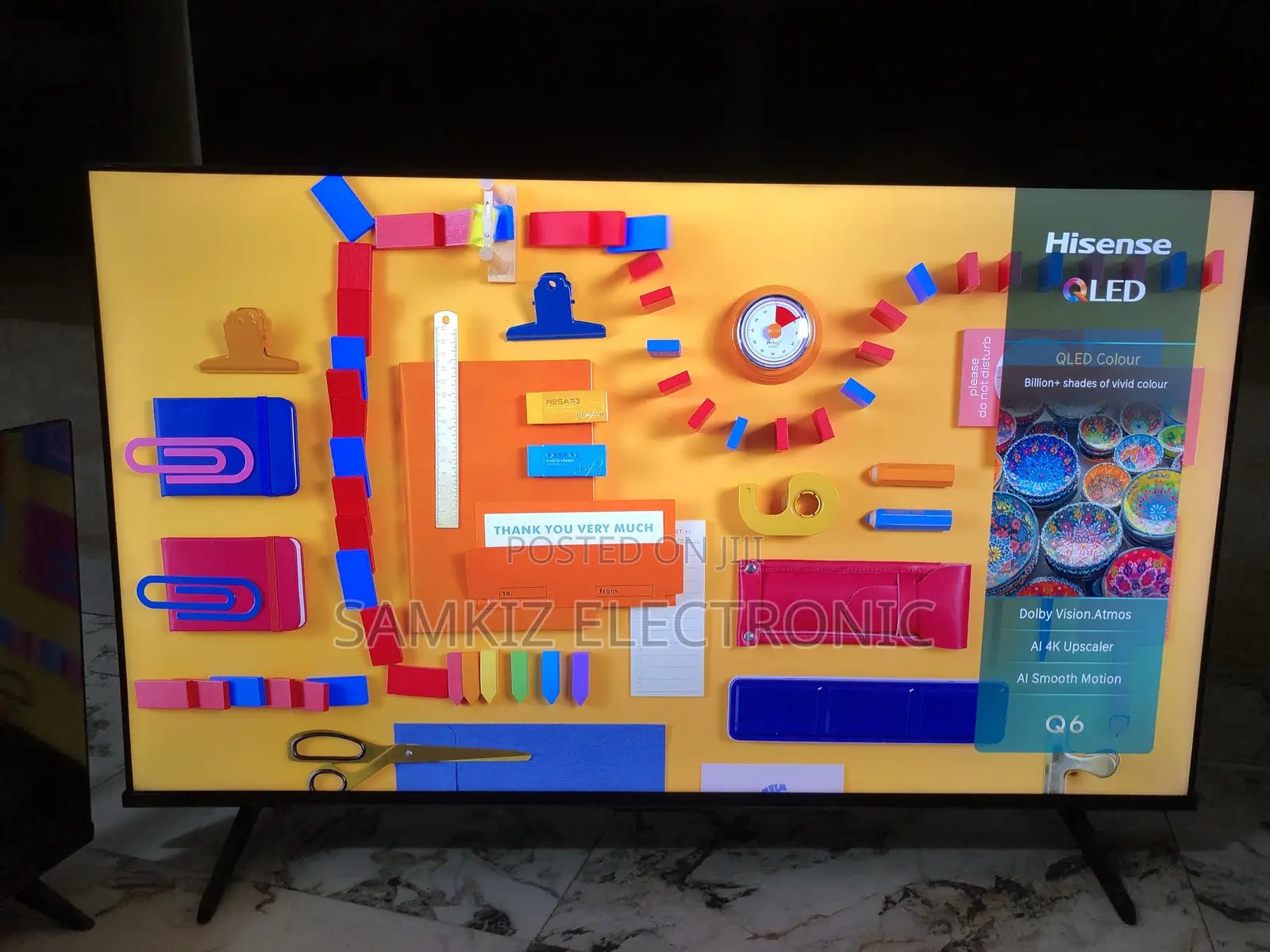 Hisense 50 Inch Q6 QLED Smart TV, 2025 Model —The Quantum Masterpiece