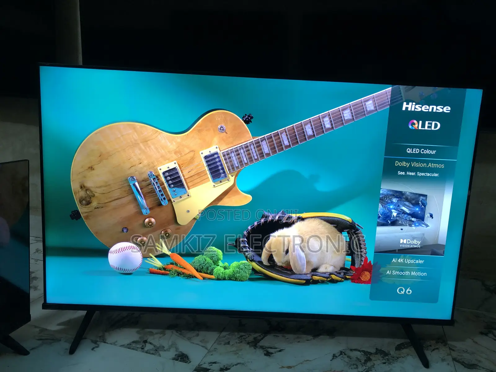 Hisense 50 Inch Q6 QLED Smart TV, 2025 Model —The Quantum Masterpiece