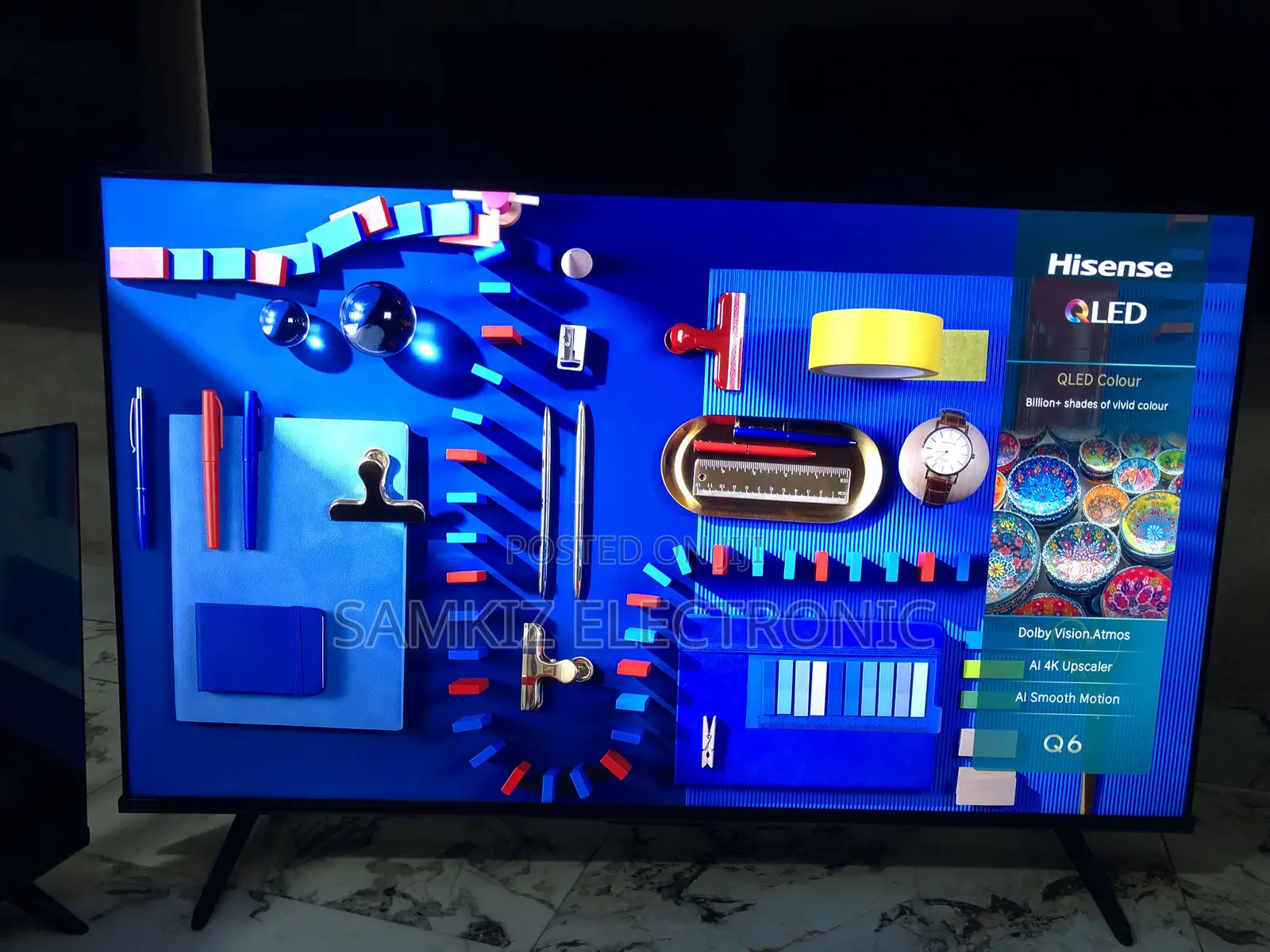 Hisense 50 Inch Q6 QLED Smart TV, 2025 Model —The Quantum Masterpiece