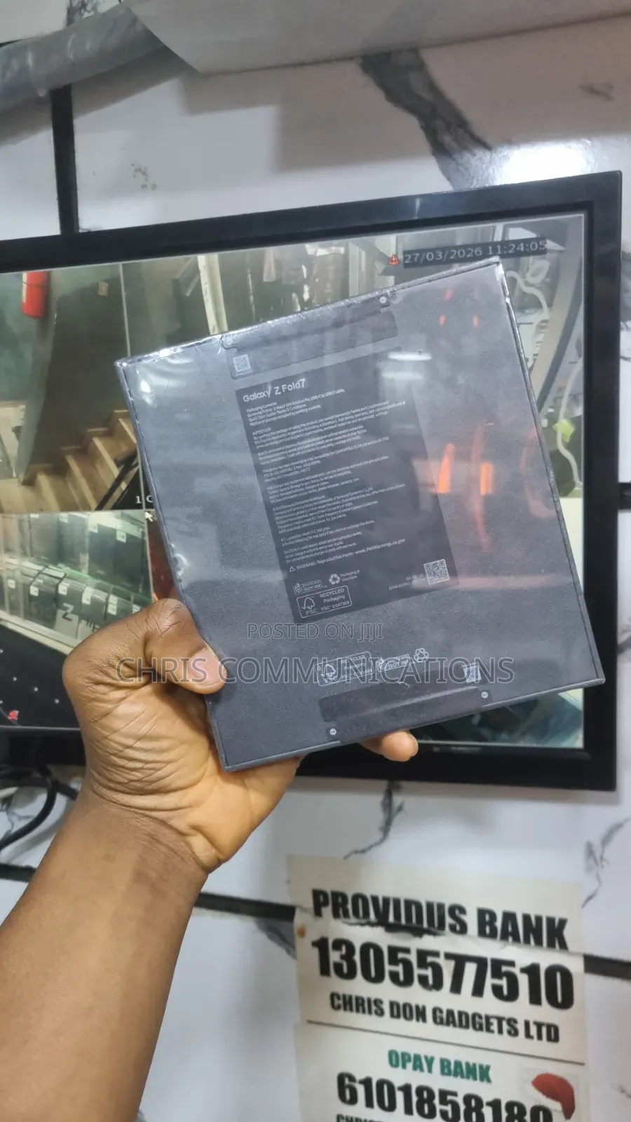 New Samsung Galaxy Z Fold7 1 TB Silver