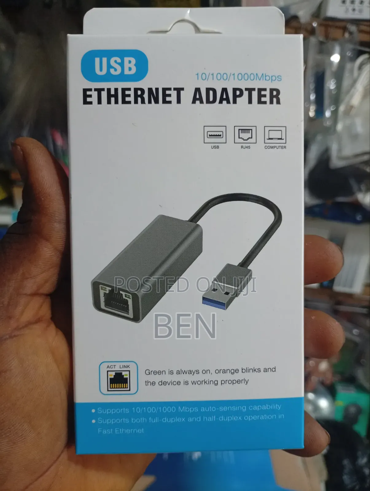 Generic USB 3.0 Ethernet Adapter Network Card With Rj45
