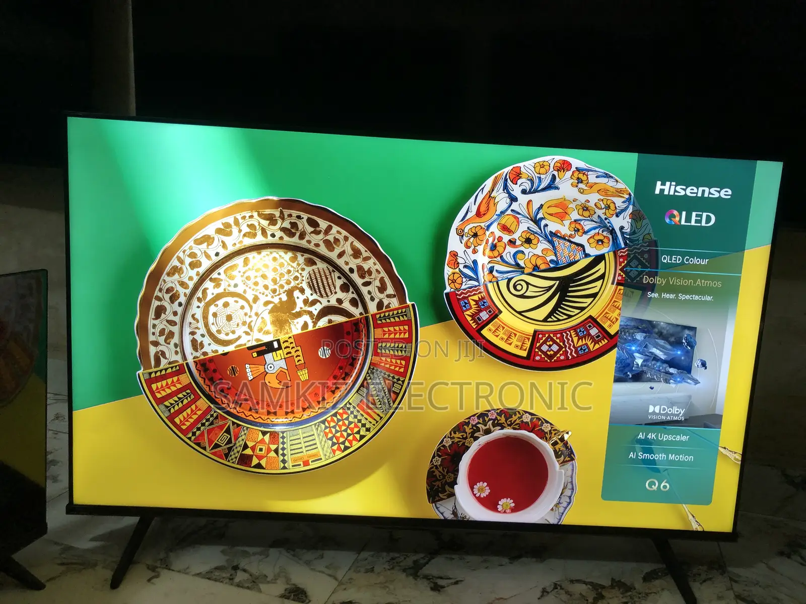 Hisense 50 Inch Q6 QLED Smart TV, 2025 Model —The Quantum Masterpiece