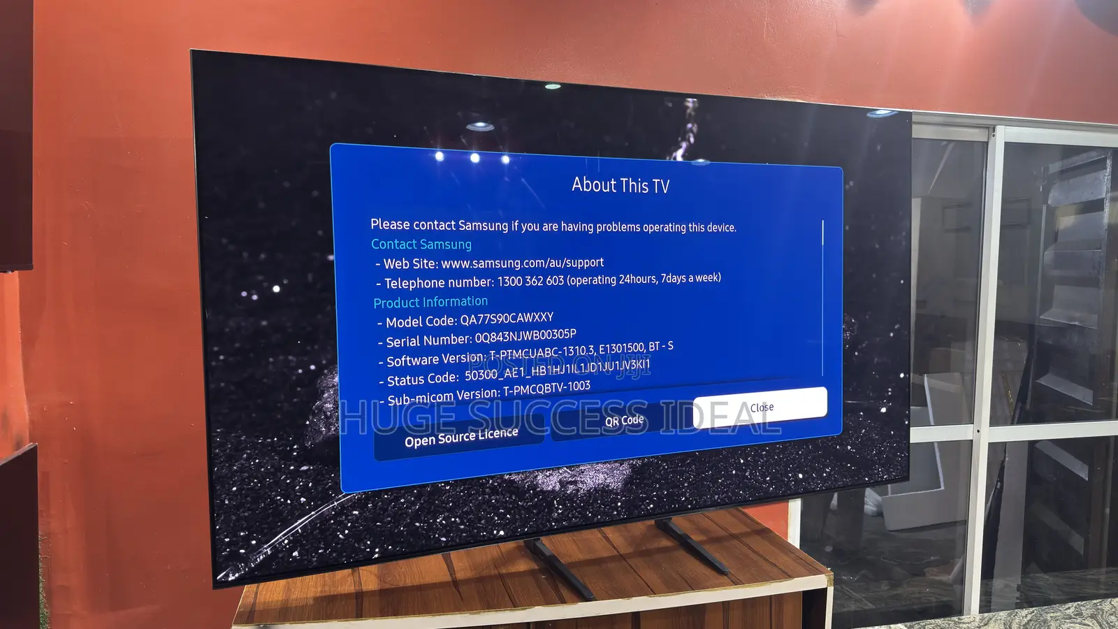 Samsung 77 Inch QD OLED S90C Series Smart Ultra HD HDR TV (2023)
