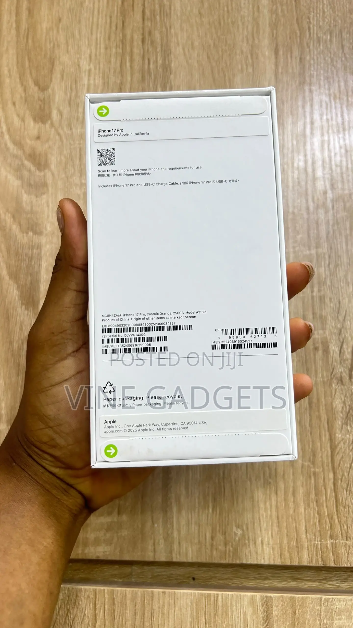 New Apple iPhone 17 Pro 512 GB Orange