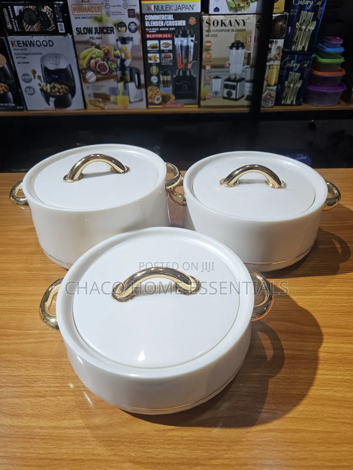 3-Piece Ceramic Casserole Dinner Set With Spoon