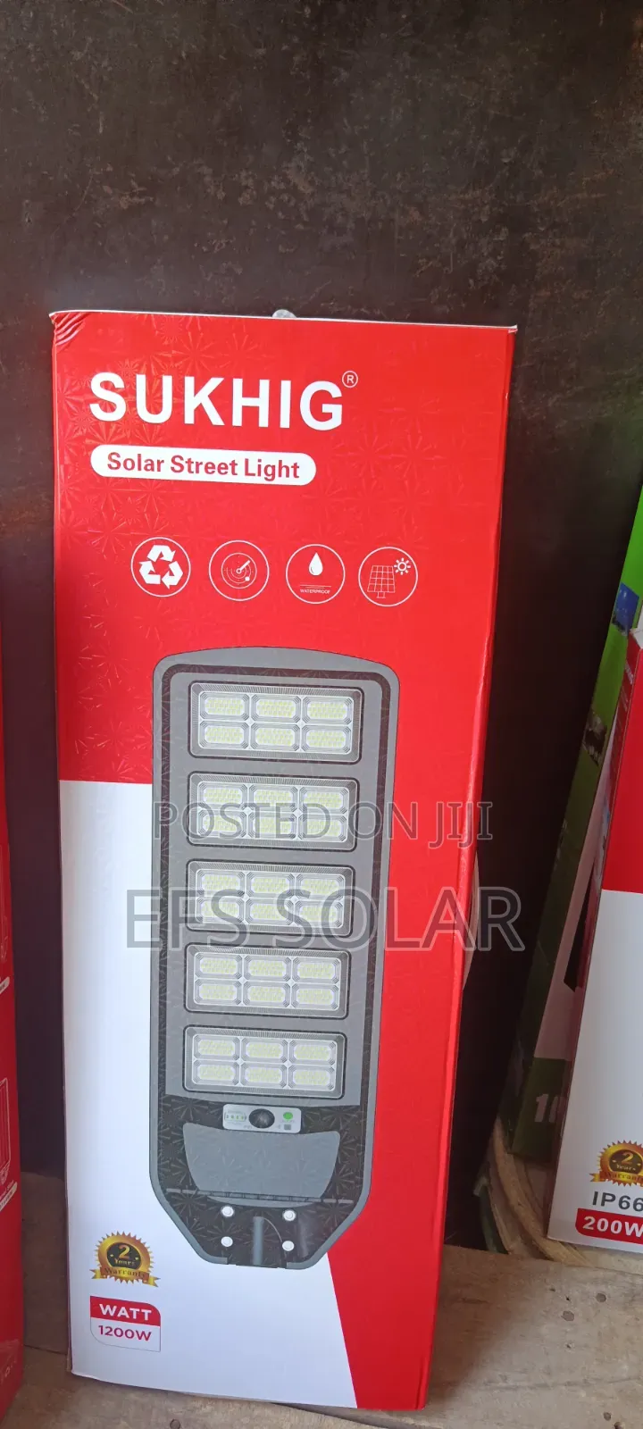 SUKHIG 1200W All-in-One Solar Street Light