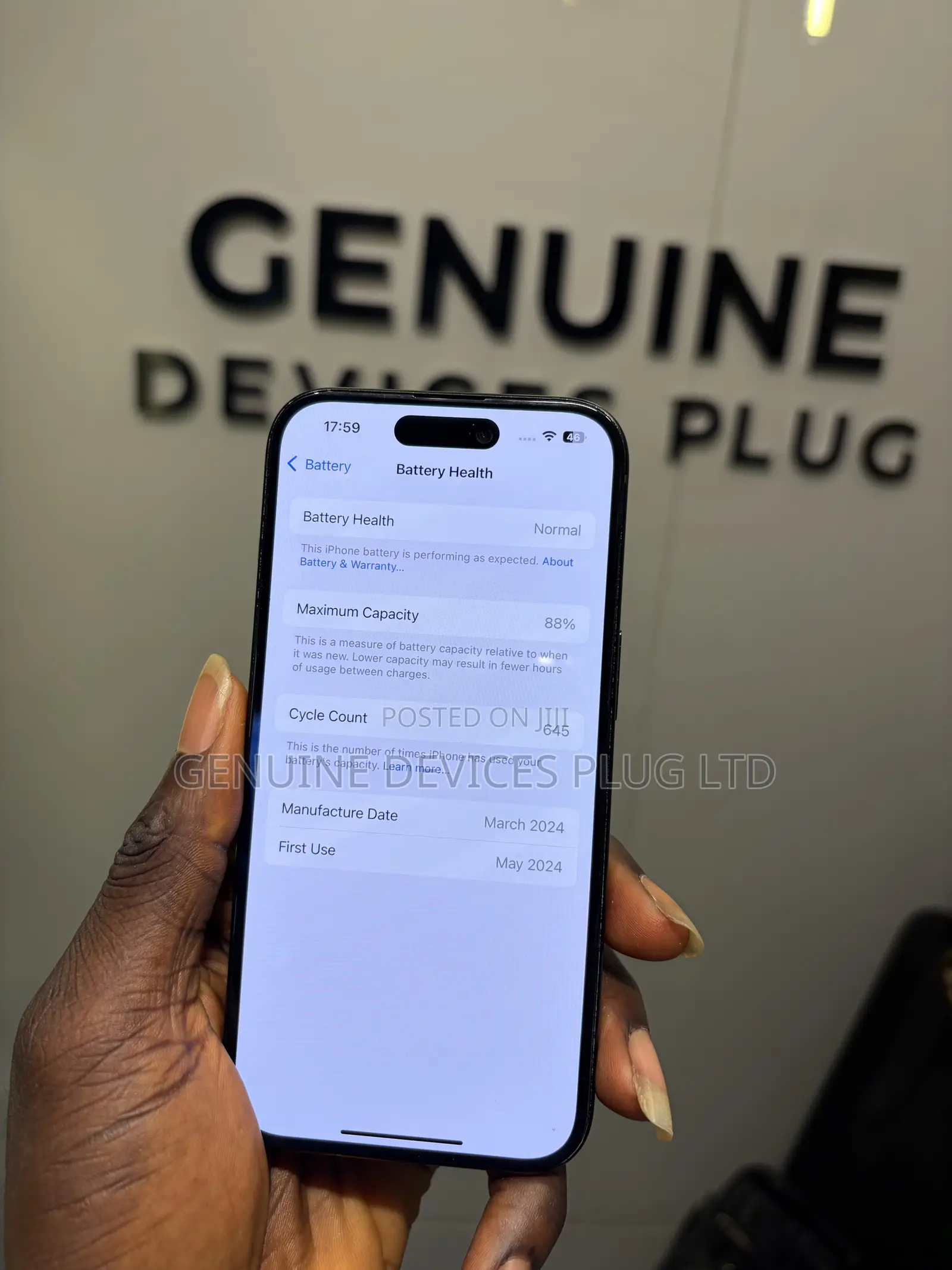 Apple iPhone 15 128 GB Black