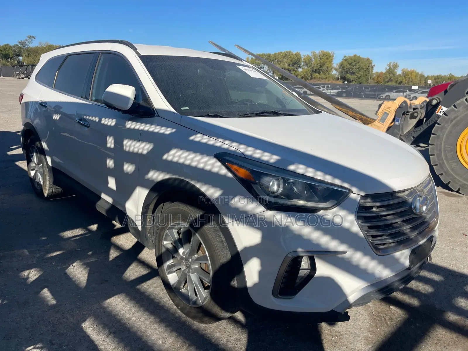 Hyundai Santa Fe 2017 White