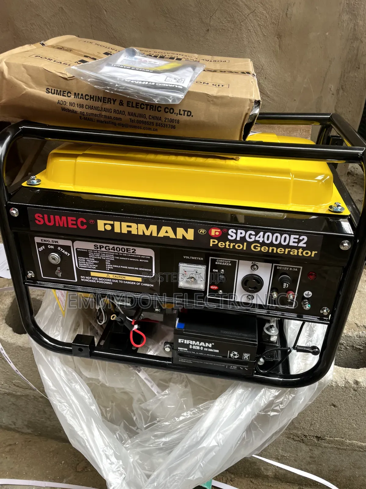 SUMEC FIRMAN 4.5KVA Heavy Duty Generator