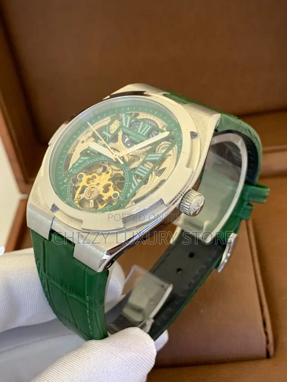 Vacheron Constantin Quality Luxury Men Automatic Engine Wristwatch