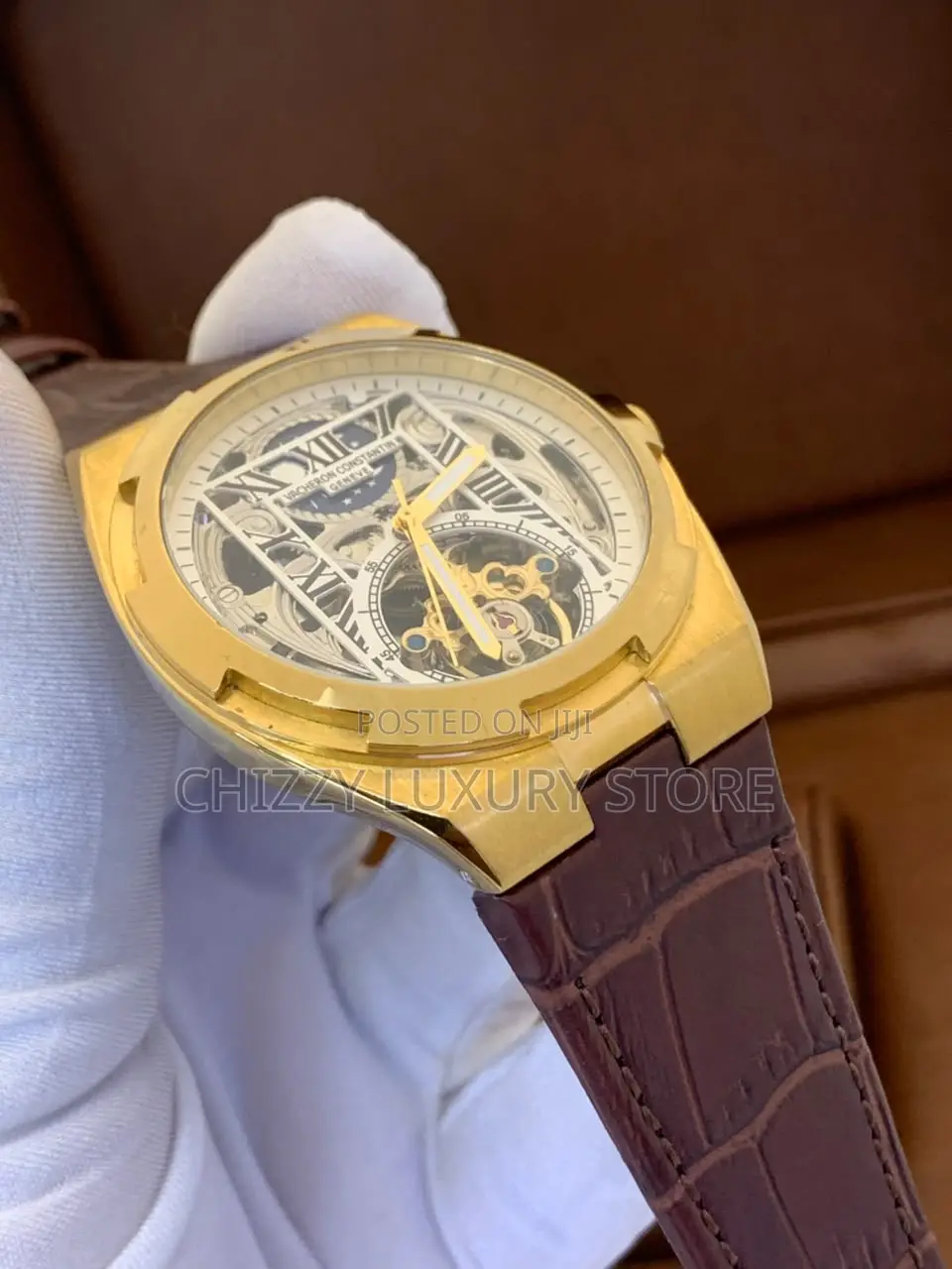 Vacheron Constantin Quality Luxury Men Automatic Engine Wristwatch