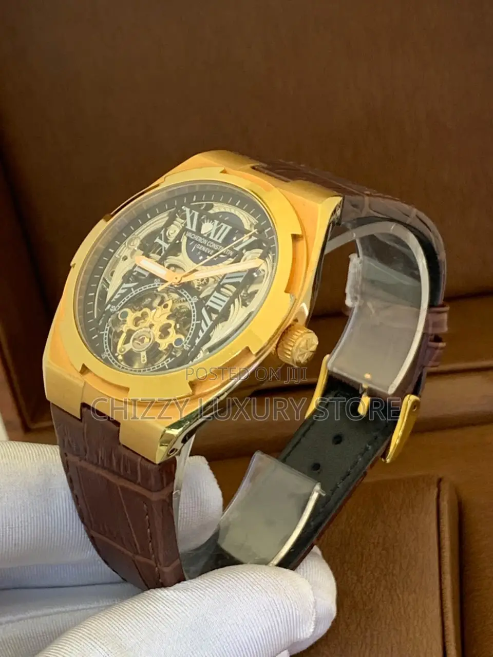 Vacheron Constantin Quality Luxury Men Automatic Engine Wristwatch