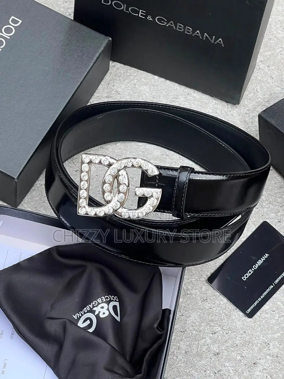 Docle Gabbana Quality Luxury Men Genuine Leather Belt