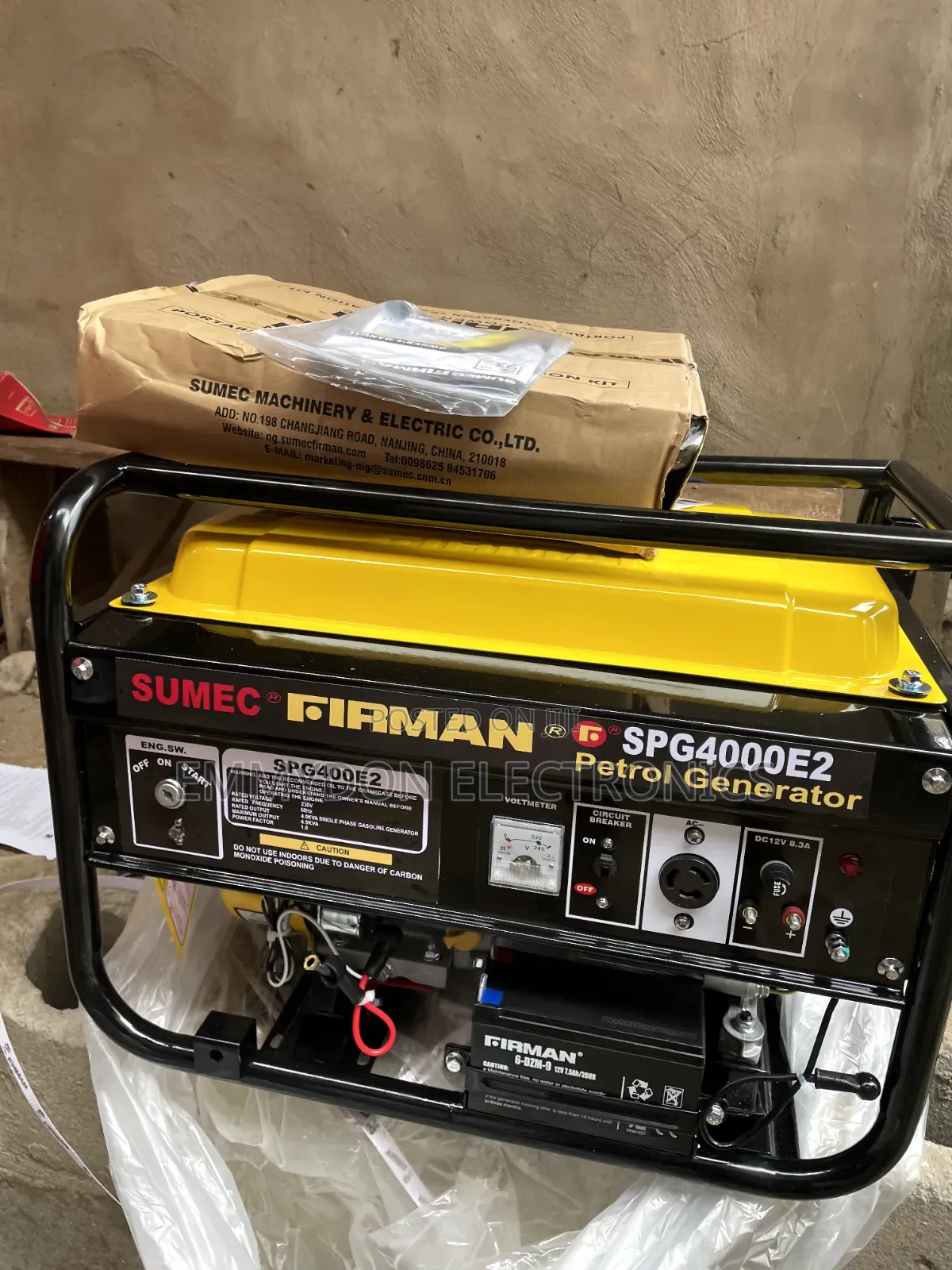 SPG4000E2 4.5KVA 100% Copper Generator