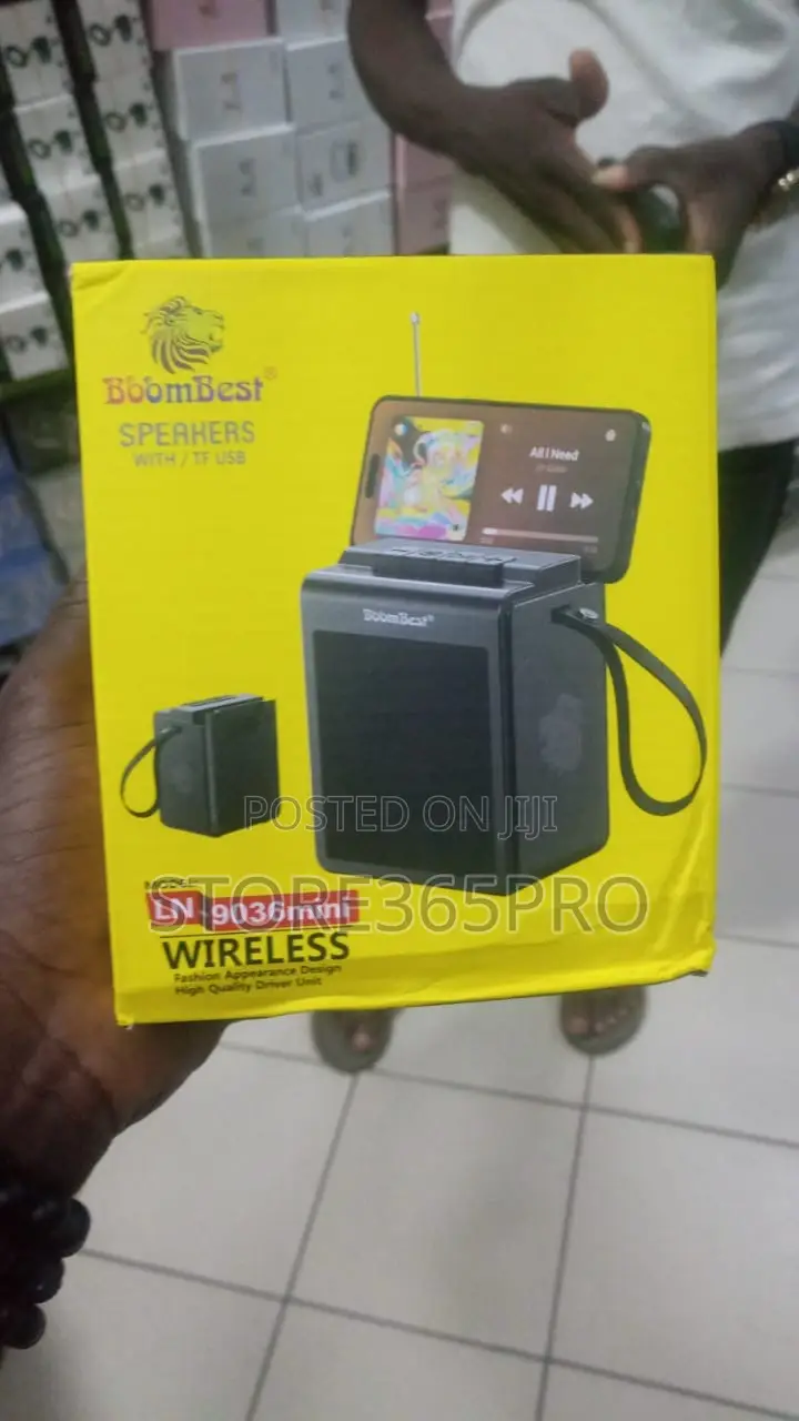 Portable Bluetooth Speaker With Phone Stand