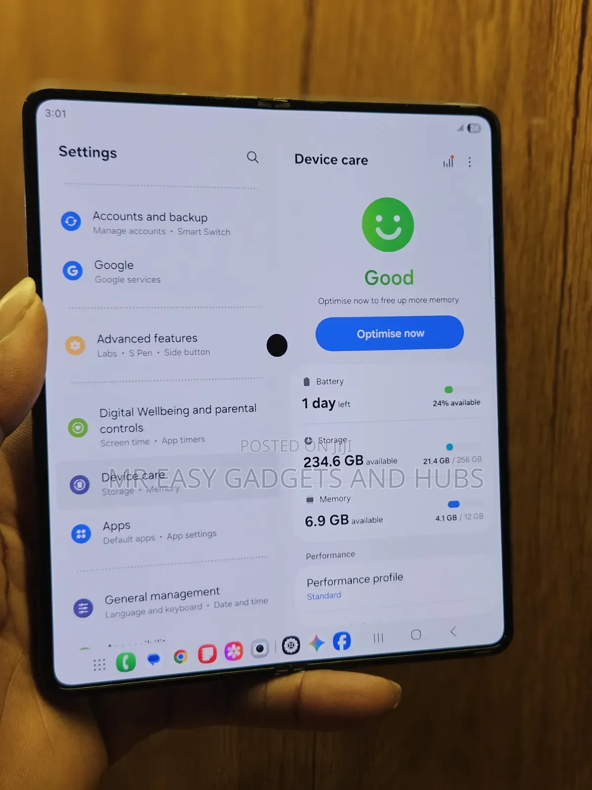 Samsung Galaxy Z Fold4 256 GB Black