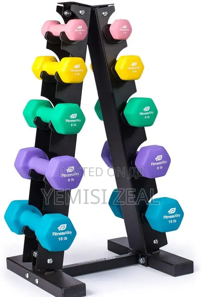 5 Steps Dumbbell Rack