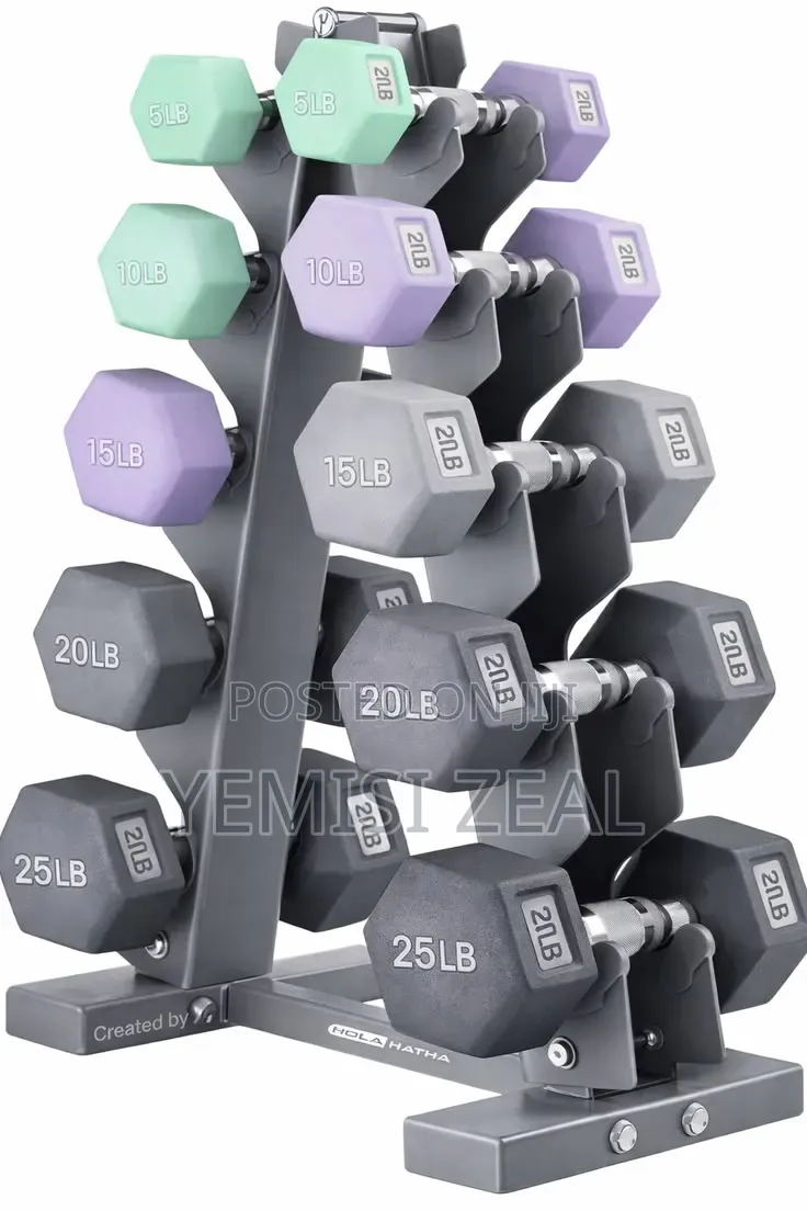 5 Steps Dumbbell Rack