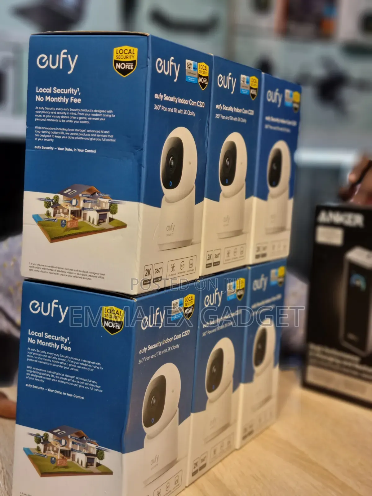 Eufy Security Indoor Cam C220 Features Resolution and 360° Pan