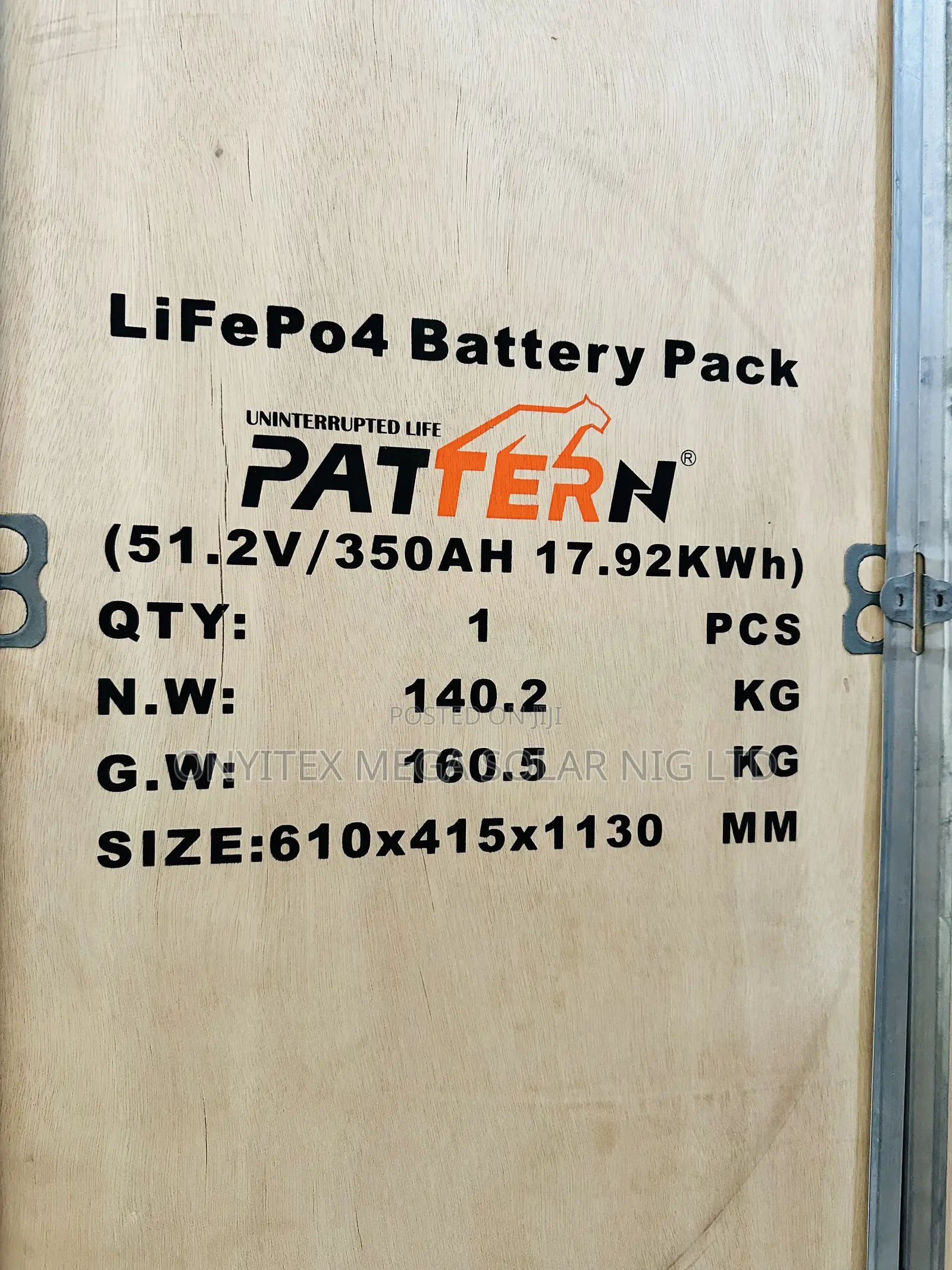 Pattern Lithium Ion Battery 17.5kwh 48v With Warranty