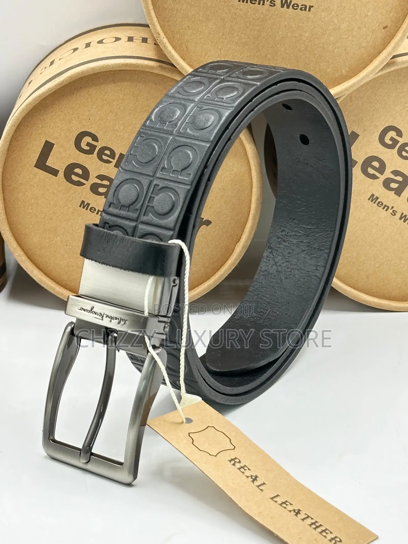 Emporio Armani Quality Luxury Men Genuine Leather Belt