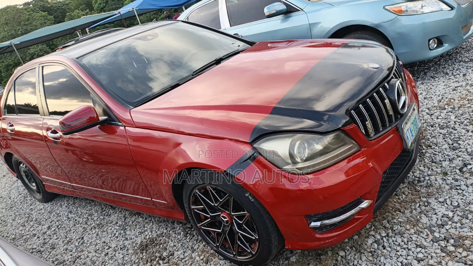 Mercedes-Benz C300 2013 Red